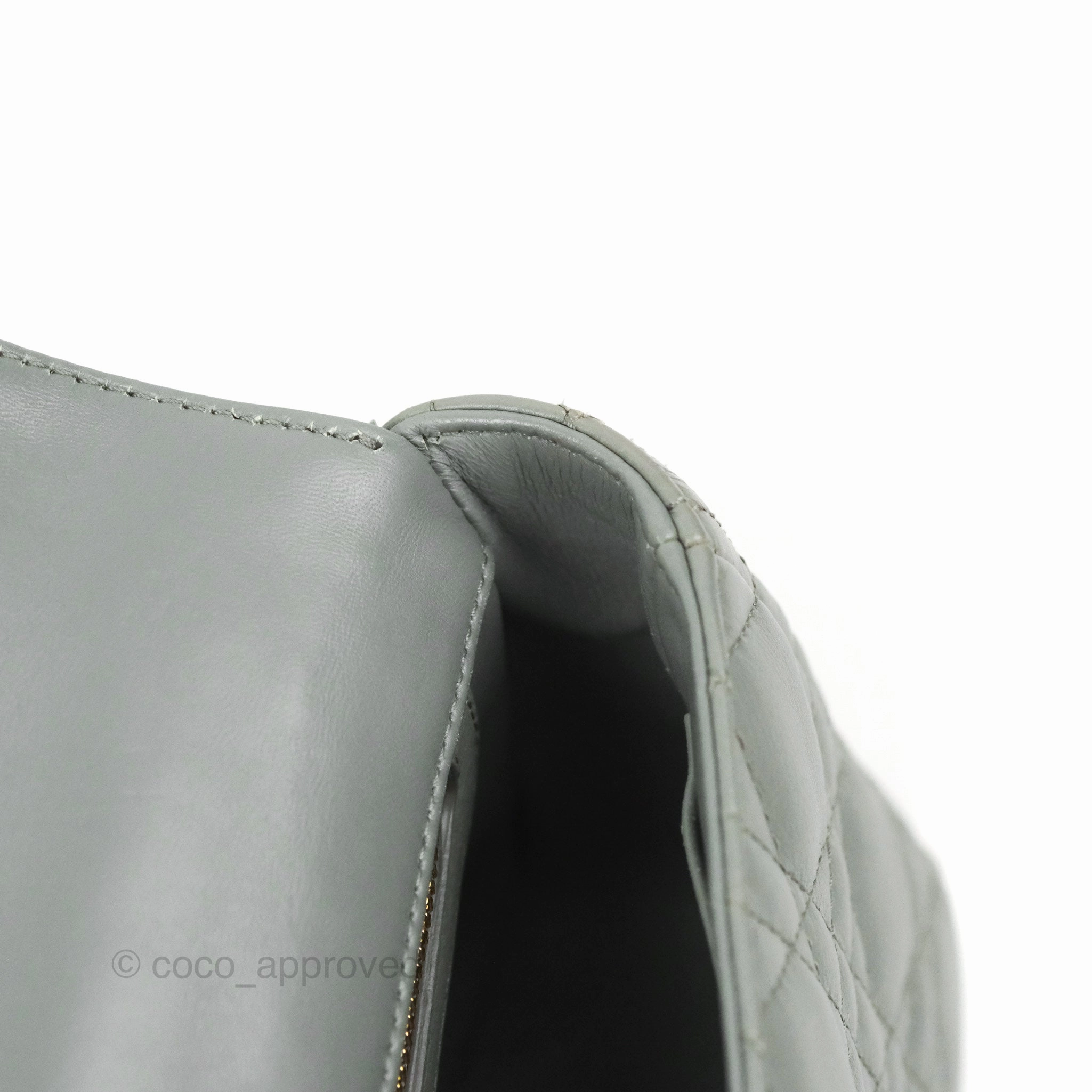 Dior Small Caro Bag Stone Gray Supple Cannage Calfskin