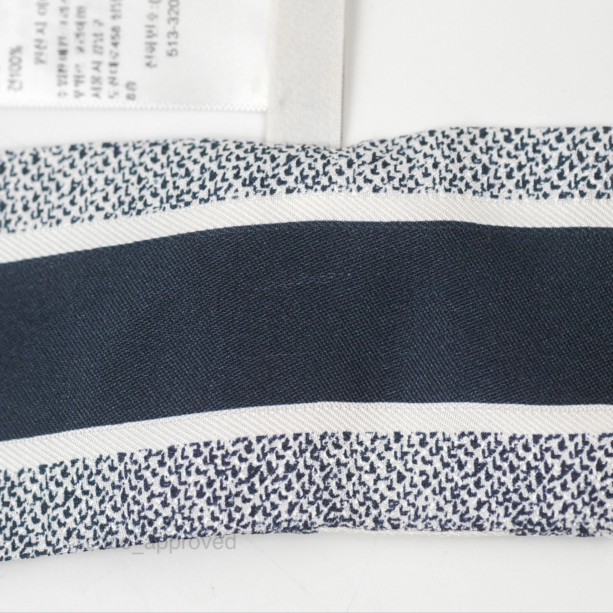 Dior Toile de Jouy Sauvage Mitzah Scarf Navy