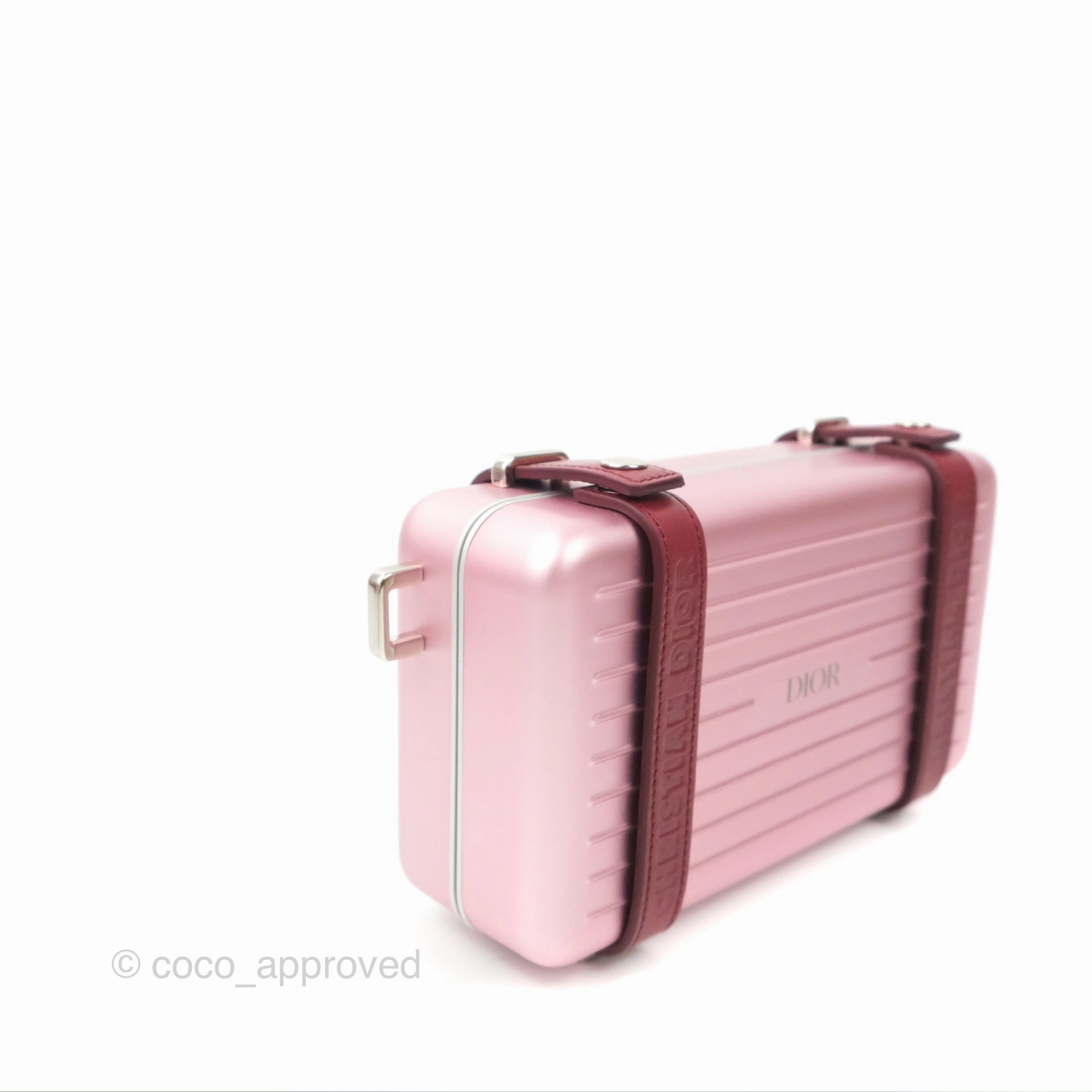 Dior x Rimowa Aluminum Personal Clutch Rose