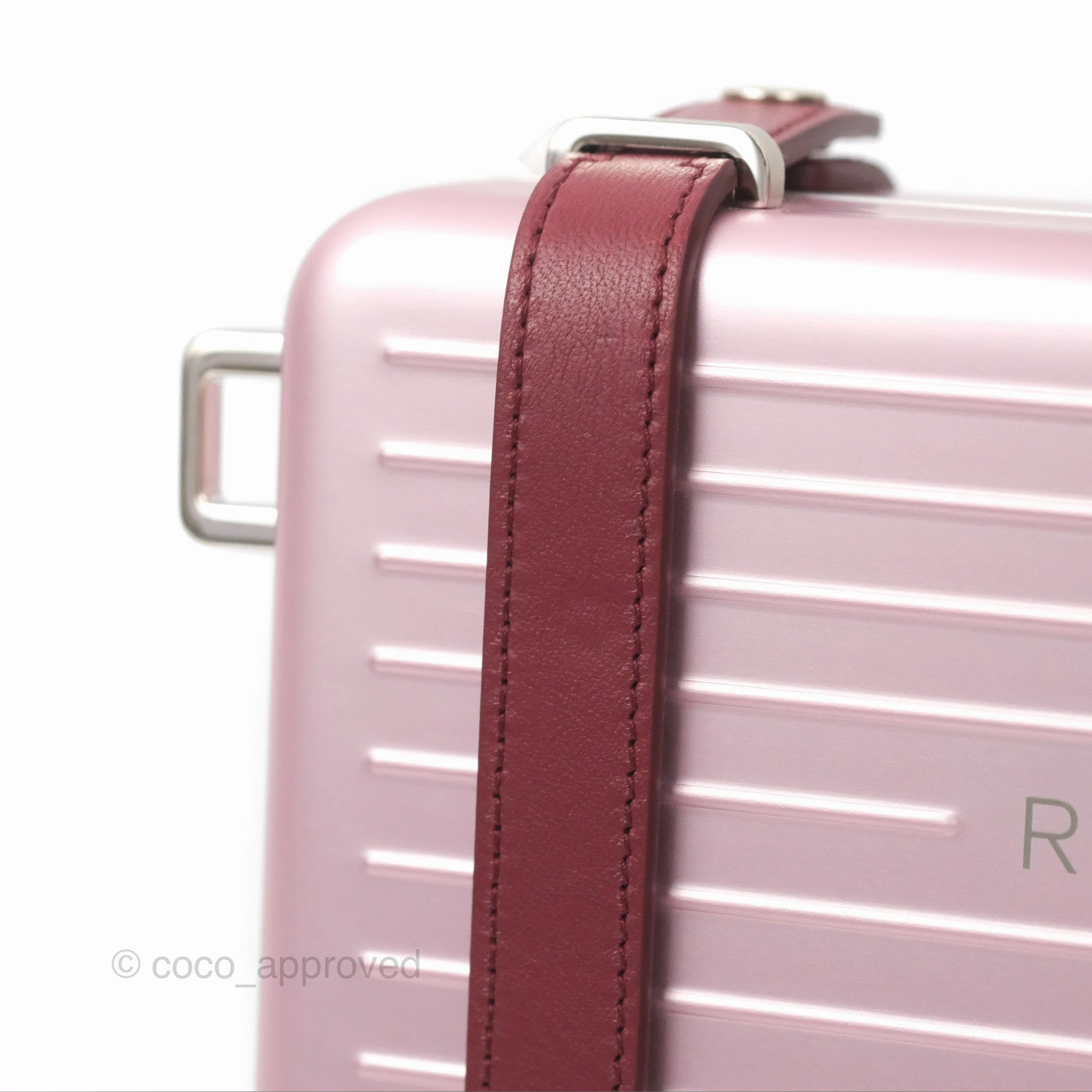 Dior x Rimowa Aluminum Personal Clutch Rose