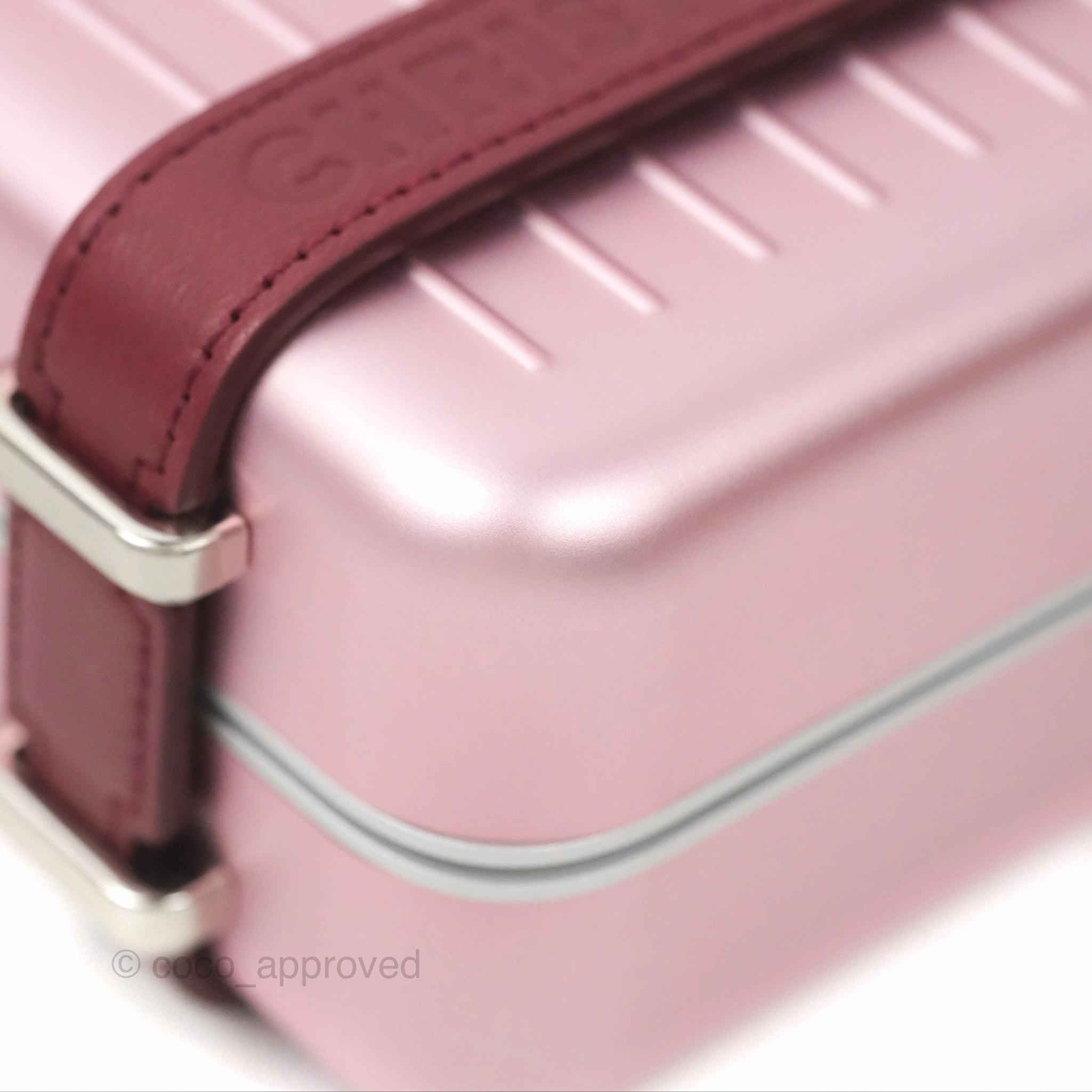 Dior x Rimowa Aluminum Personal Clutch Rose