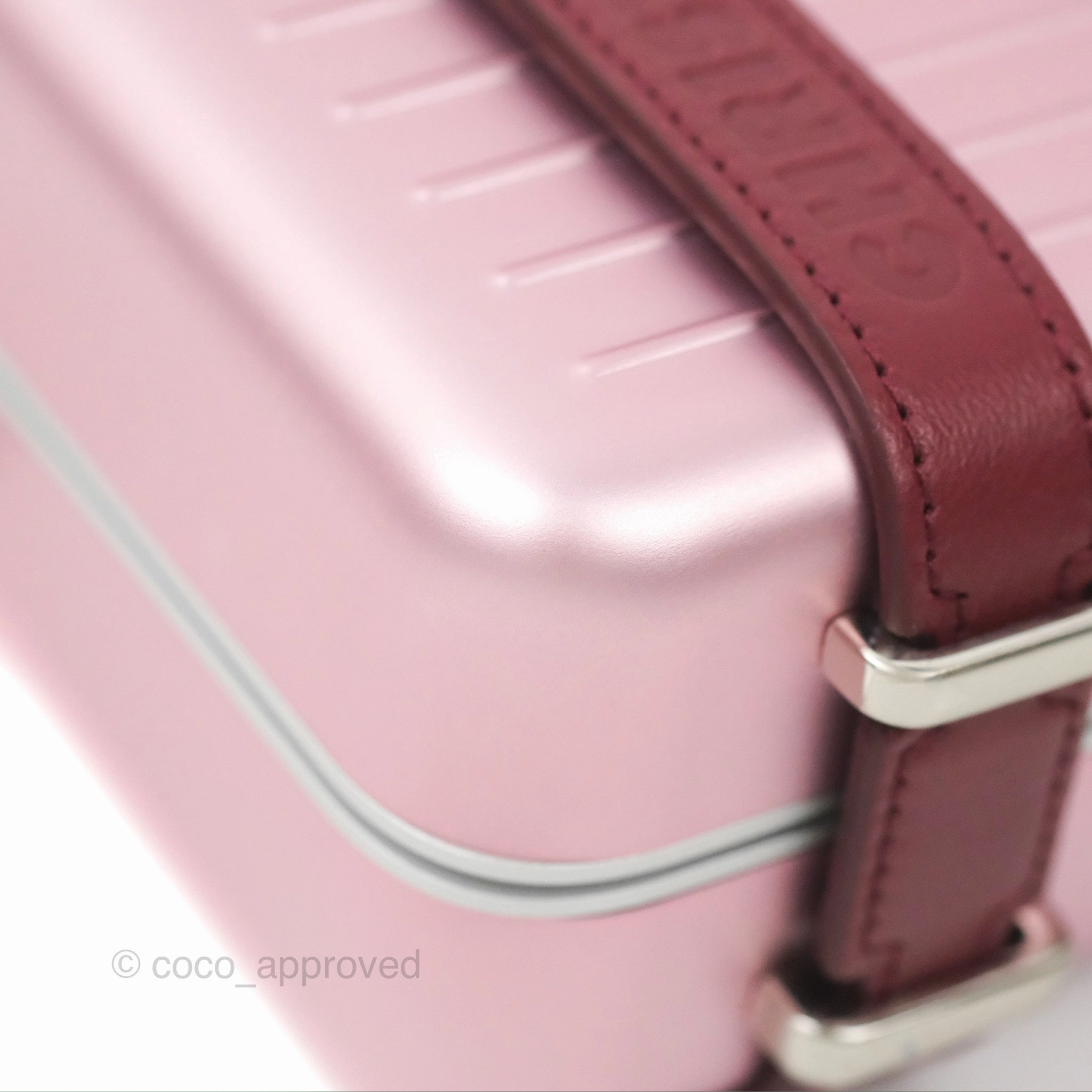 Dior x Rimowa Aluminum Personal Clutch Rose