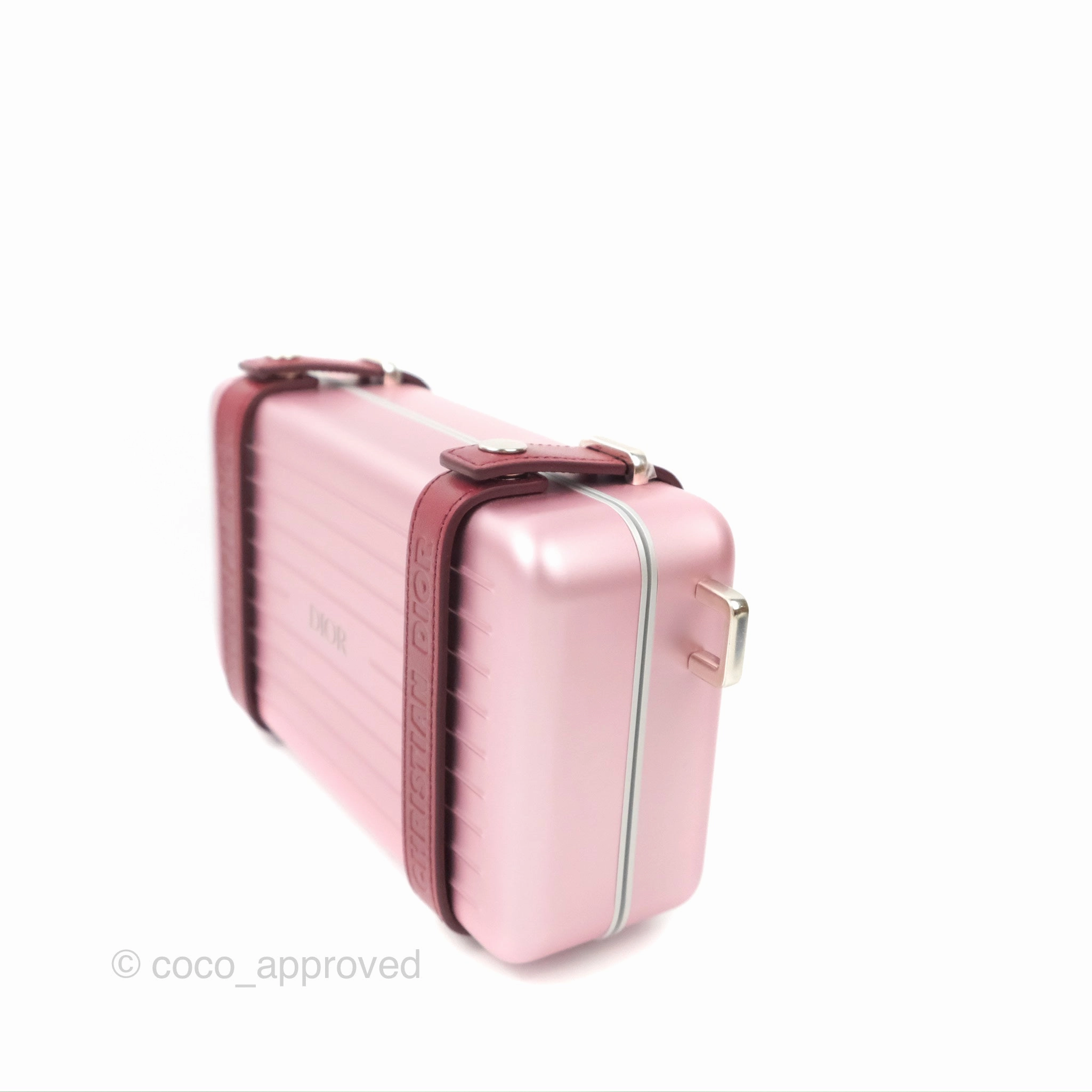 Dior x Rimowa Aluminum Personal Clutch Rose