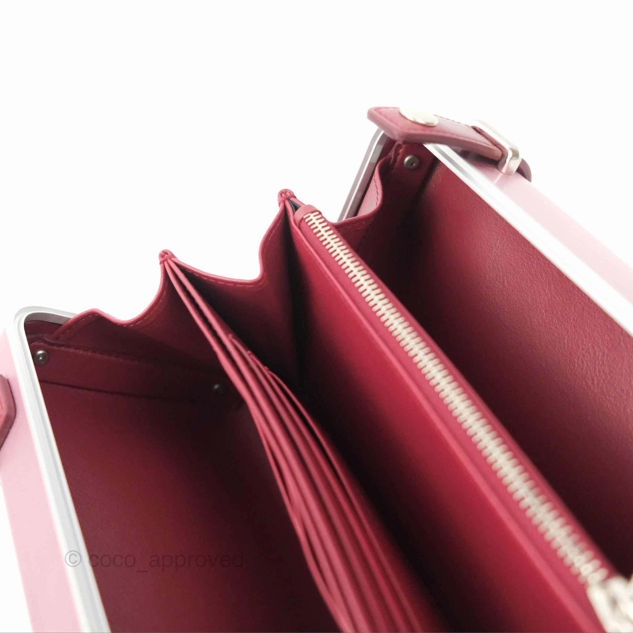Dior x Rimowa Aluminum Personal Clutch Rose