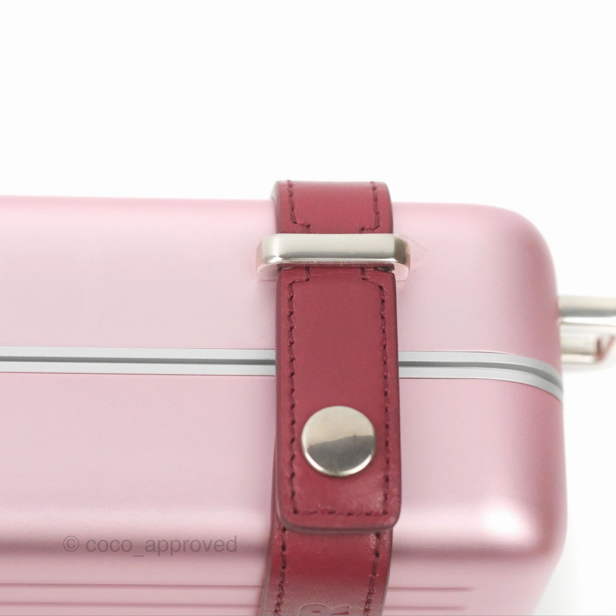Dior x Rimowa Aluminum Personal Clutch Rose