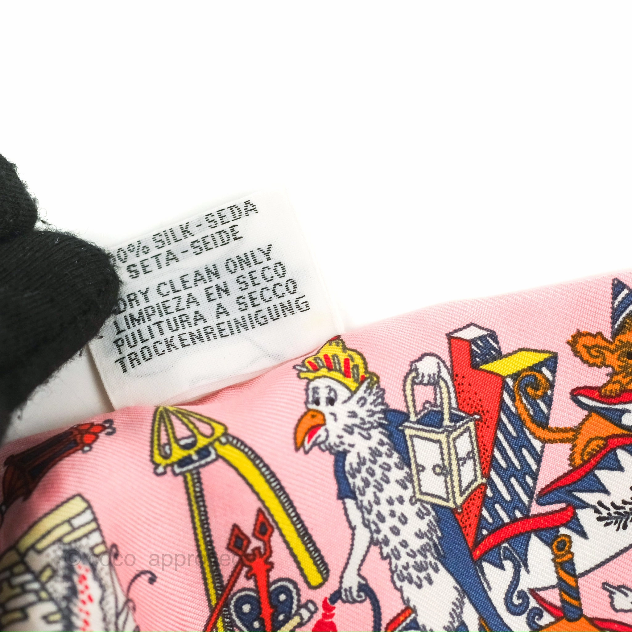 Hermes 'La Folle Parade' Silk Twilly