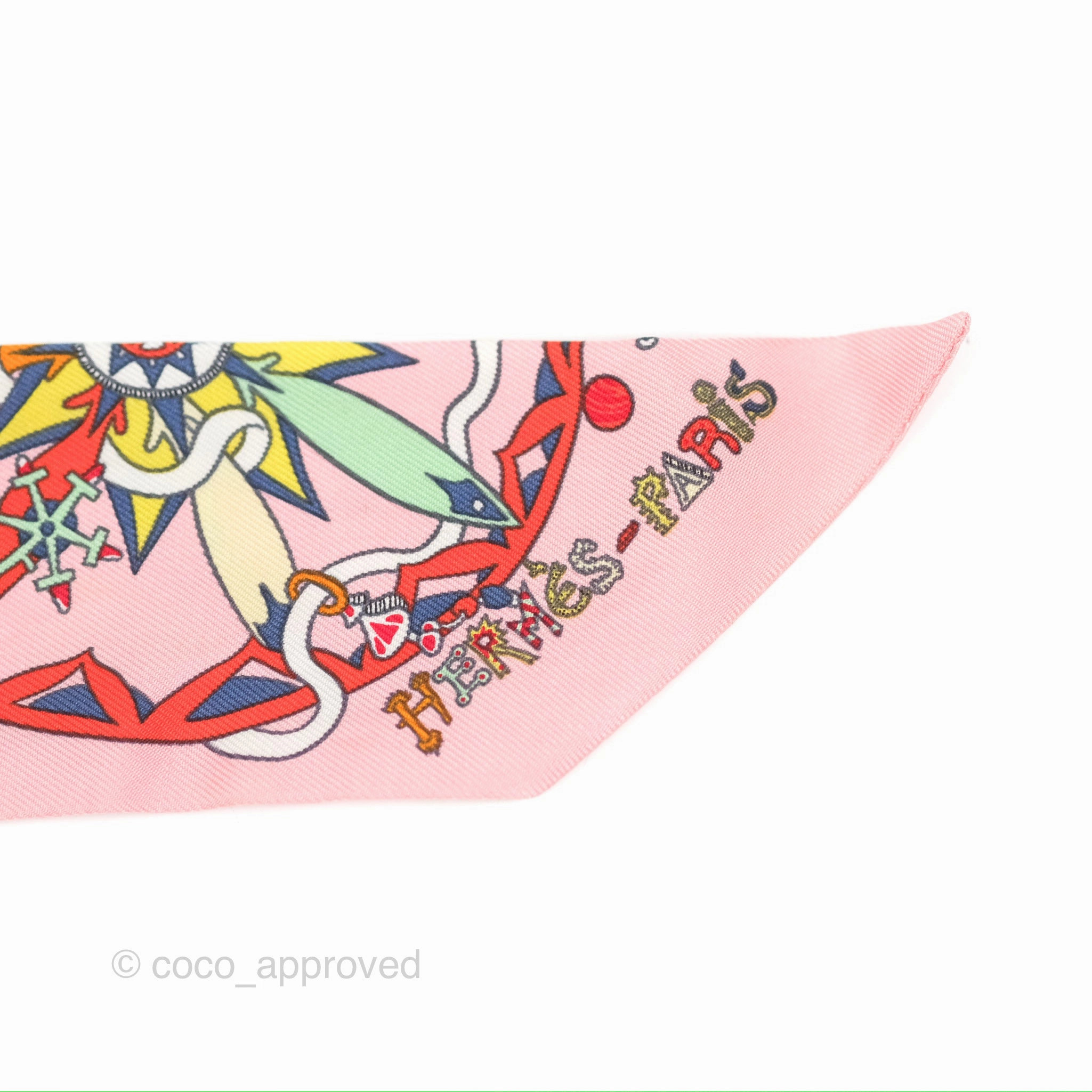 Hermes 'La Folle Parade' Silk Twilly