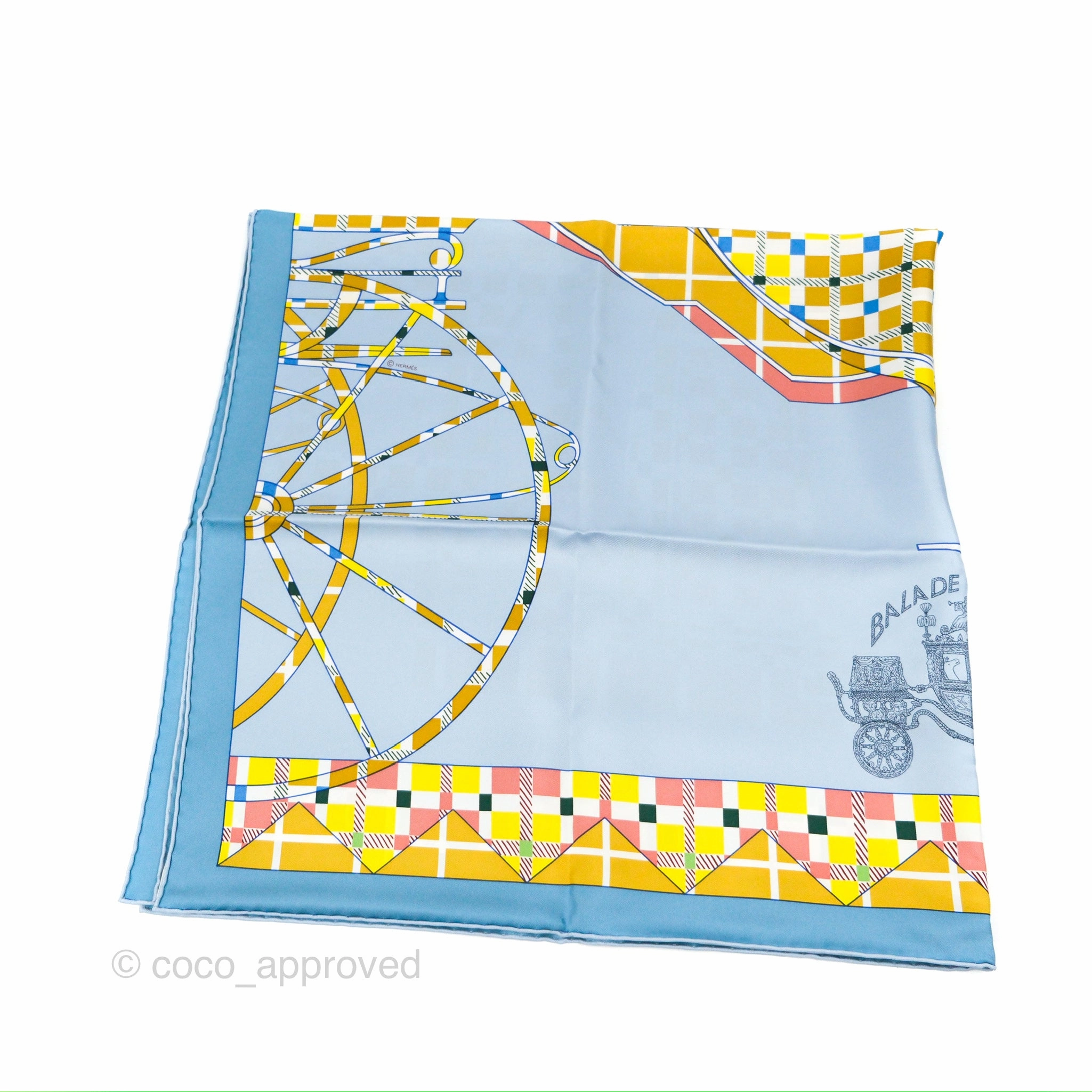 Hermes Balade Ecossaise Scarf 90