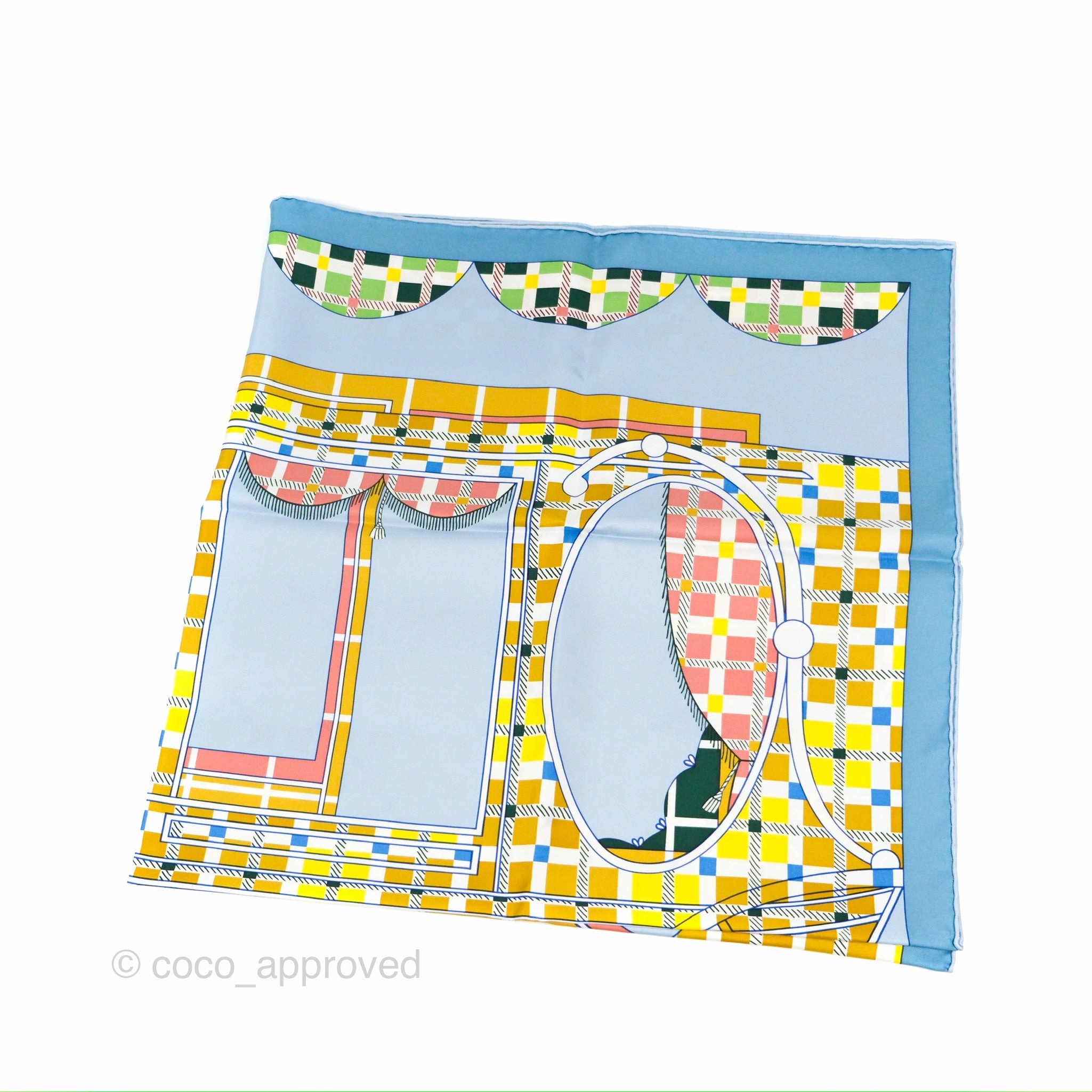 Hermes Balade Ecossaise Scarf 90