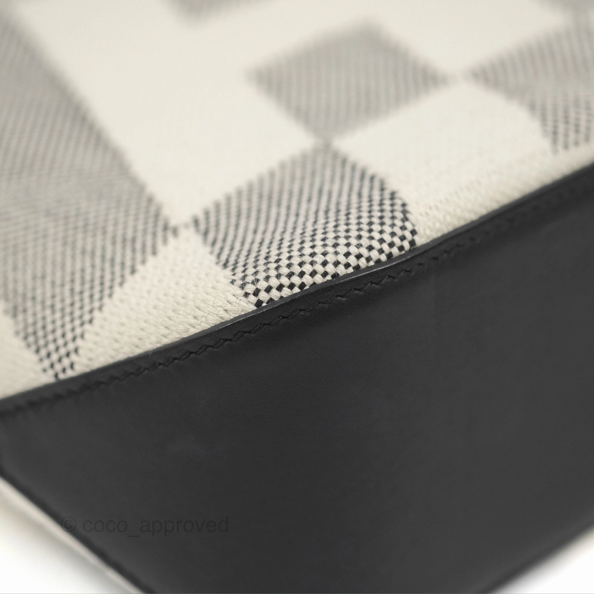 Hermes Cabas H En Biais 27 Black/Ecru Canvas