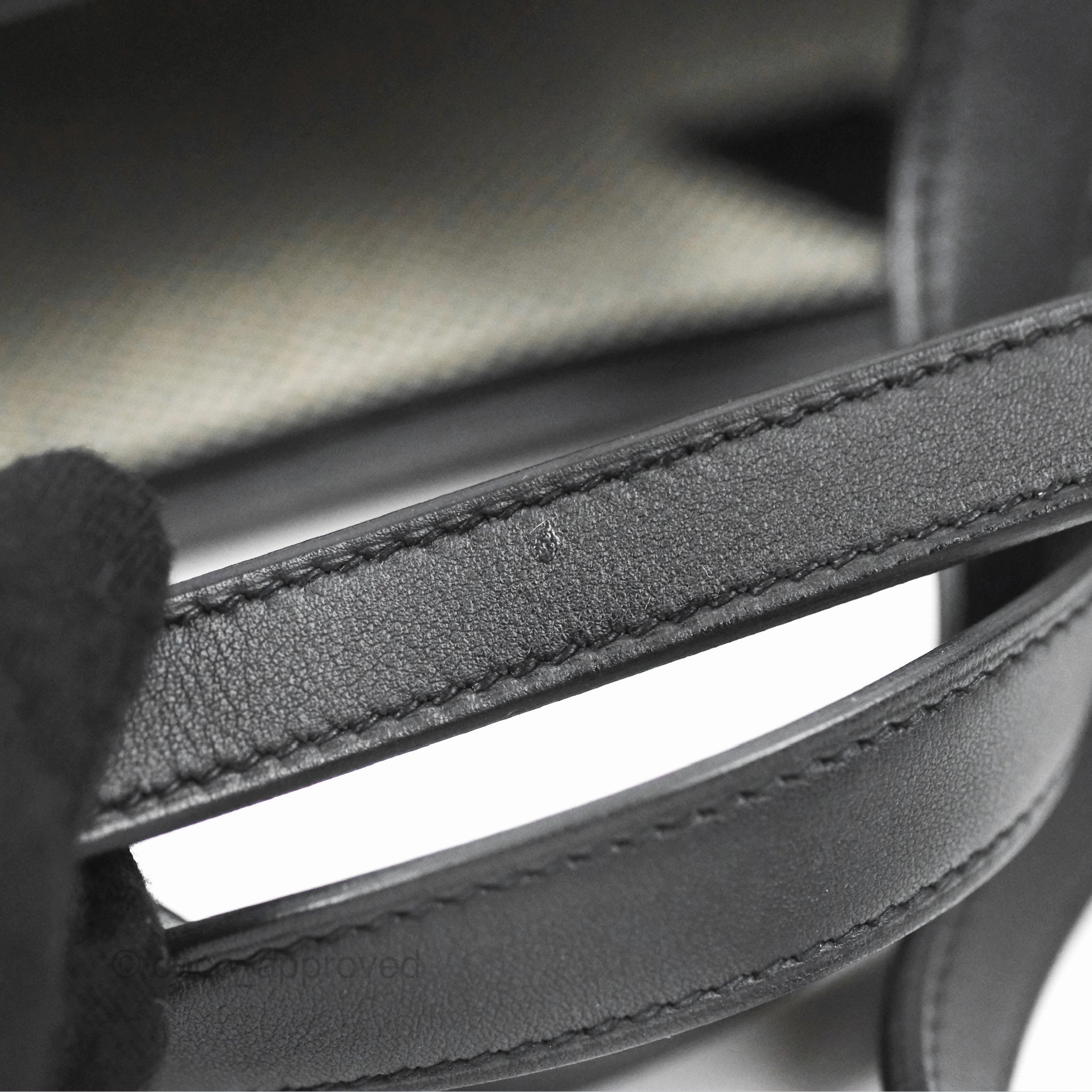 Hermes Cabas H En Biais 27 Black/Ecru Canvas