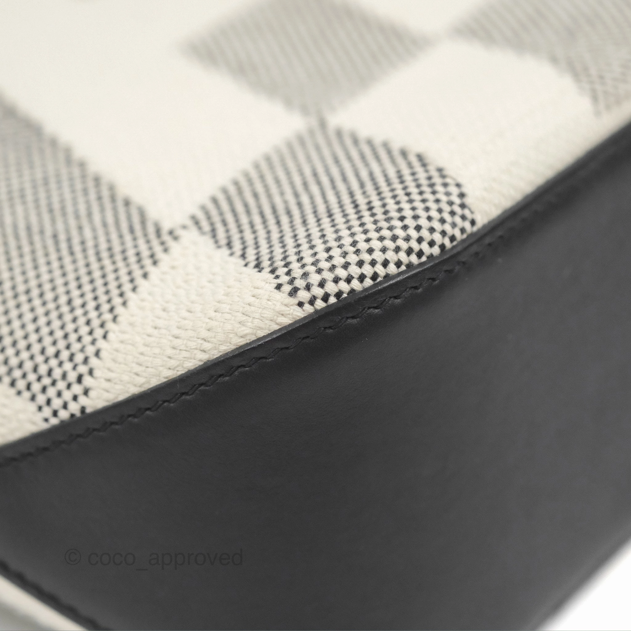 Hermes Cabas H En Biais 27 Black/Ecru Canvas