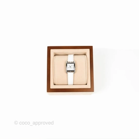 Hermes Cape Cod Watch PM 31mm White Epsom Mother-of-pearl Champleve Anchor Chains
