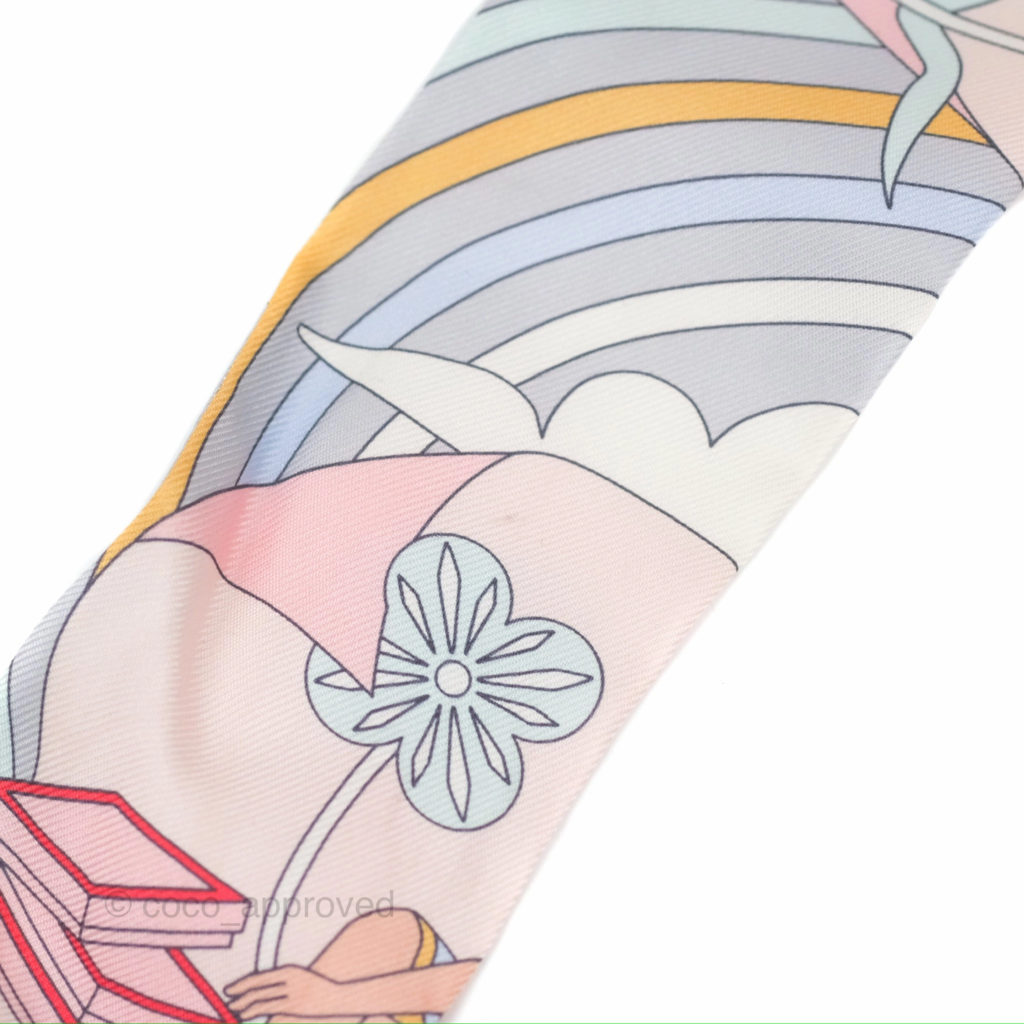 Hermes Carres Volants Silk Twilly