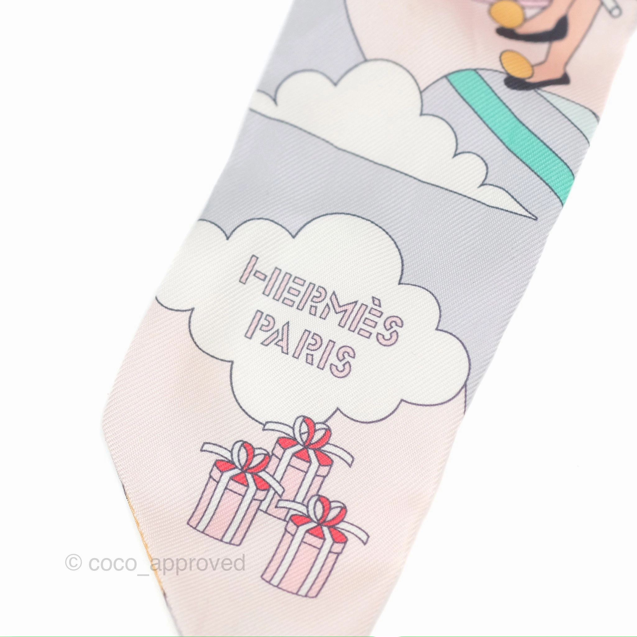 Hermes Carres Volants Silk Twilly