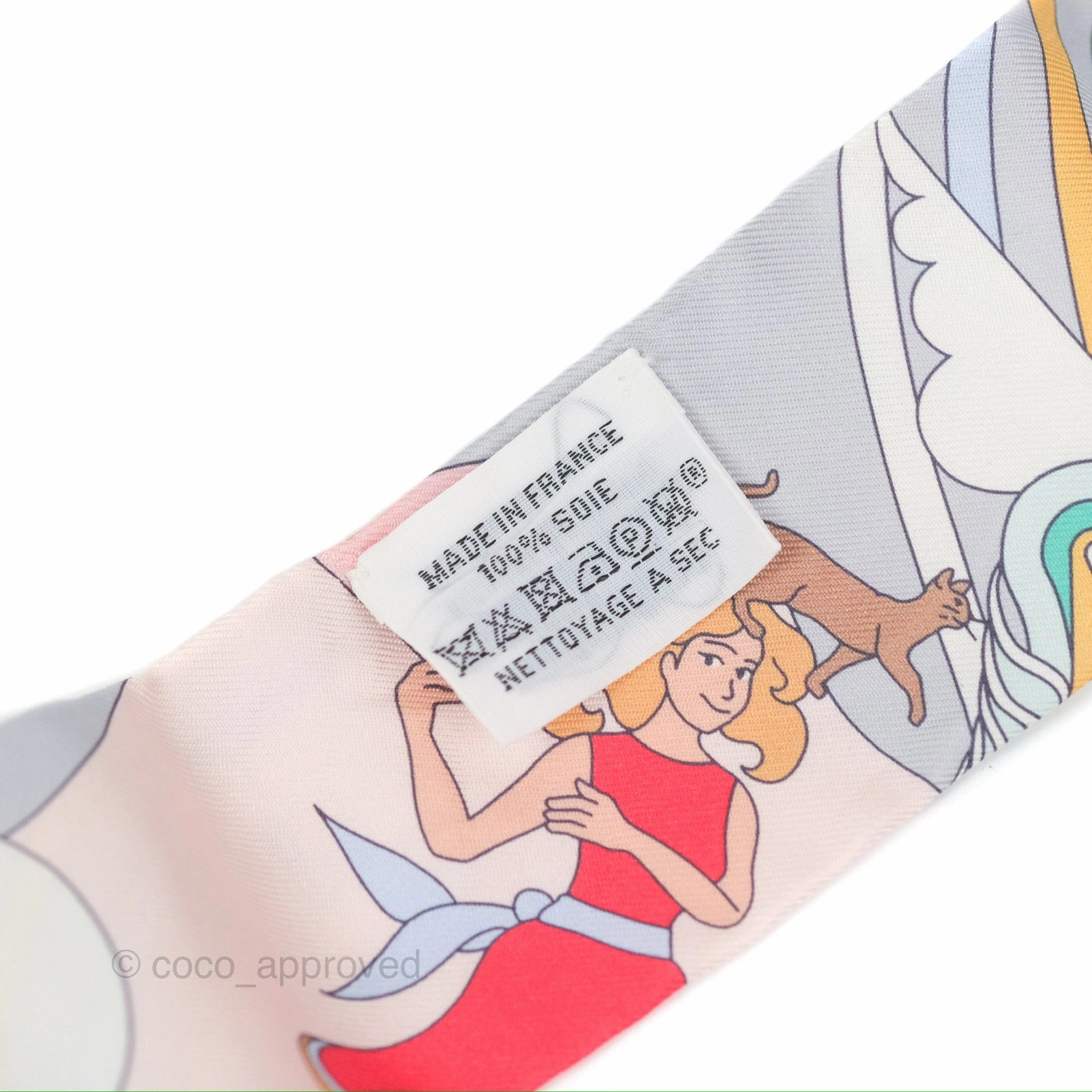Hermes Carres Volants Silk Twilly