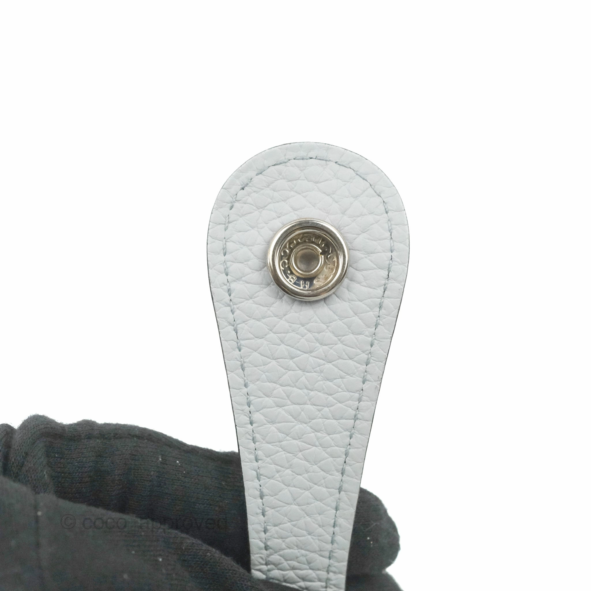 Hermes Evelyne III 29 Bleu Pale Clemence Palladium Hardware