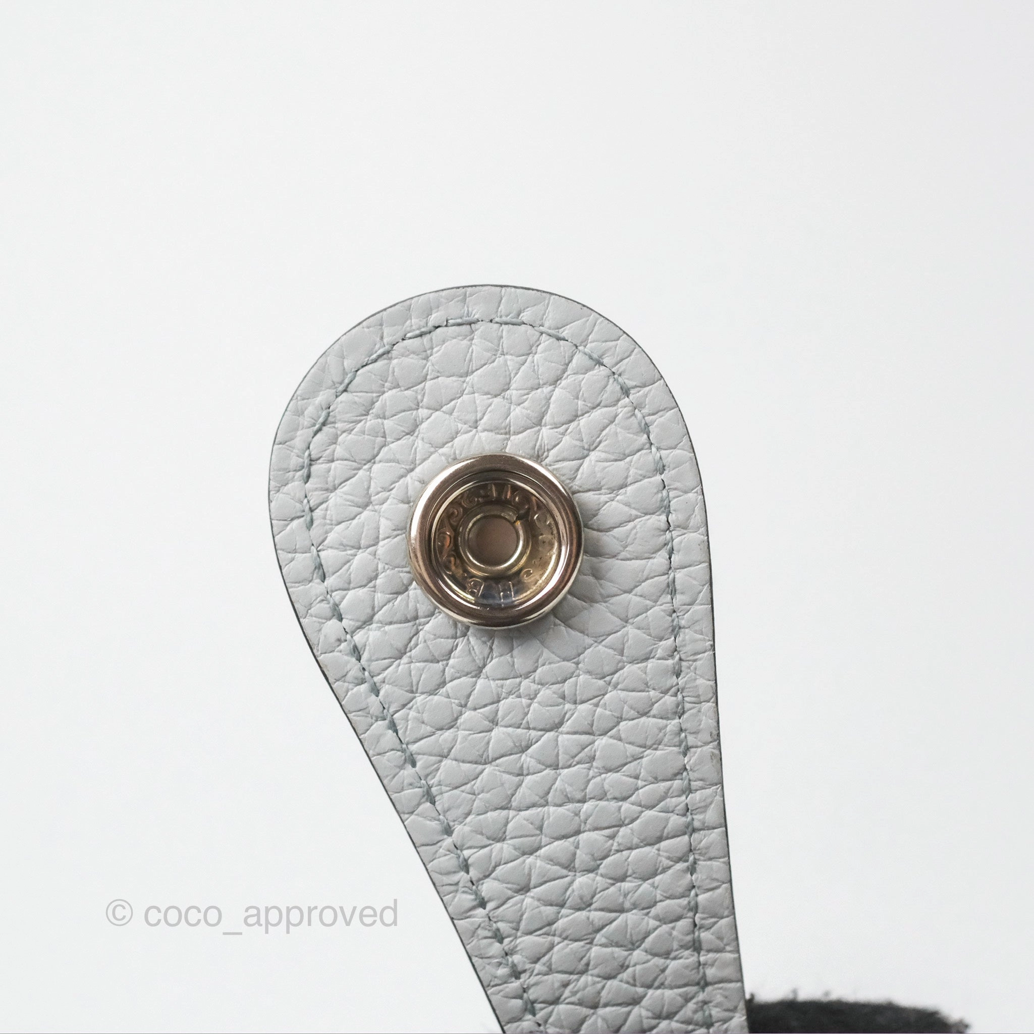 Hermes Evelyne III 29 Bleu Pale Clemence Palladium Hardware