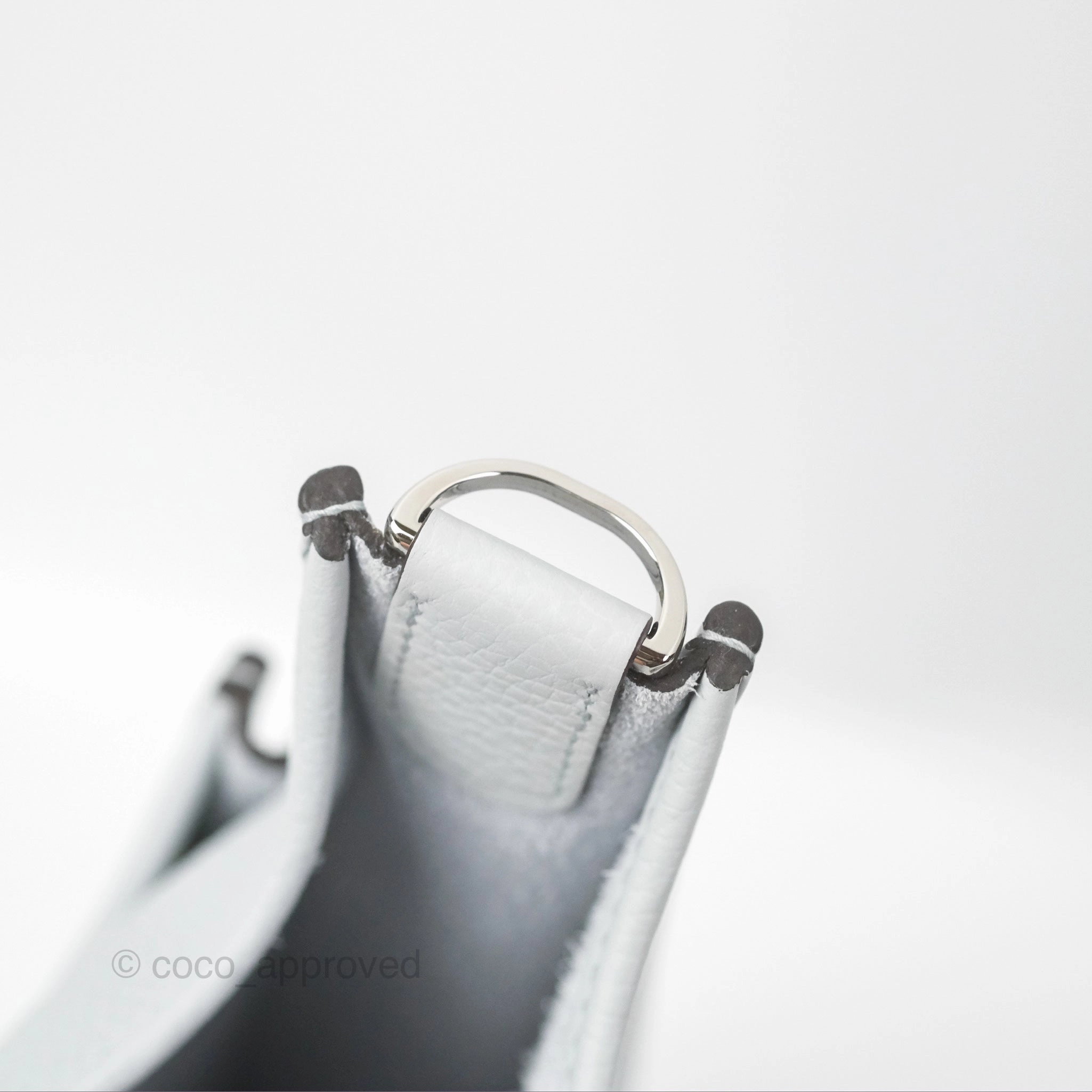 Hermes Evelyne III 29 Bleu Pale Clemence Palladium Hardware