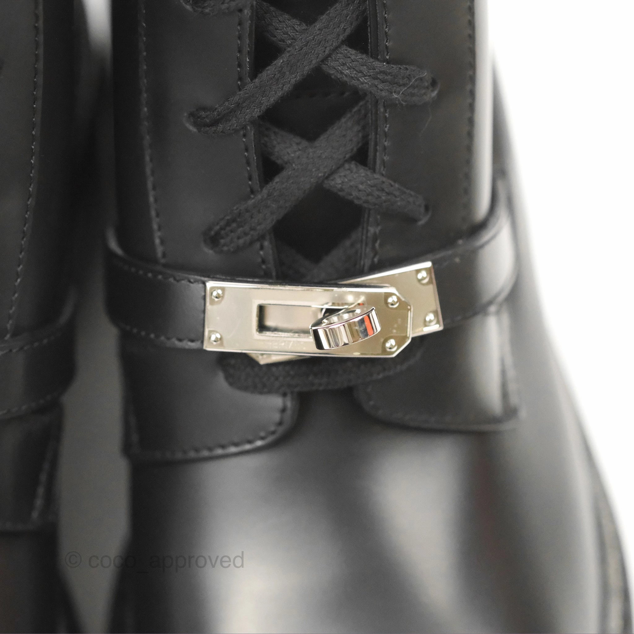 Hermes Funk Ankle Boots Black 39
