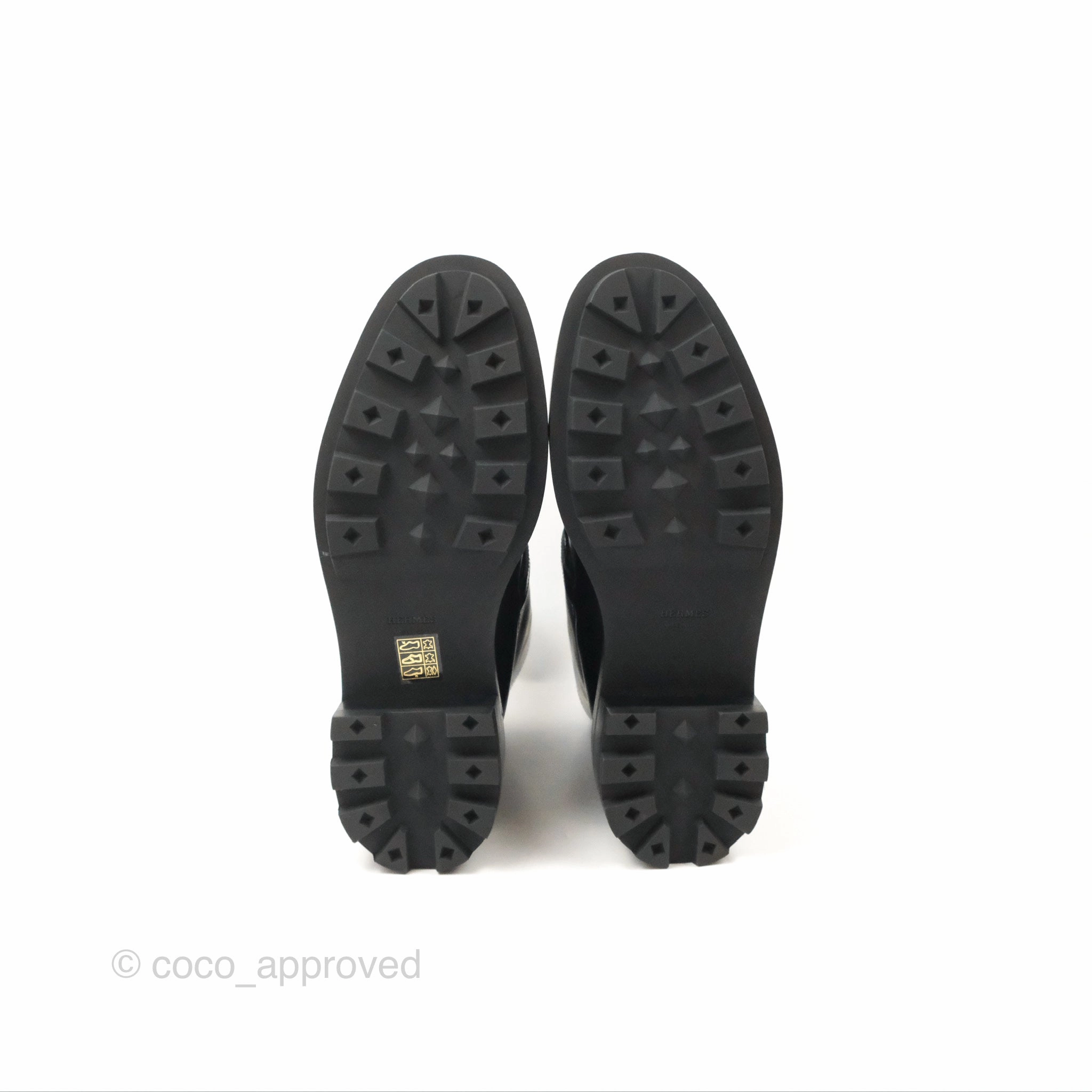 Hermes Funk Ankle Boots Black 39