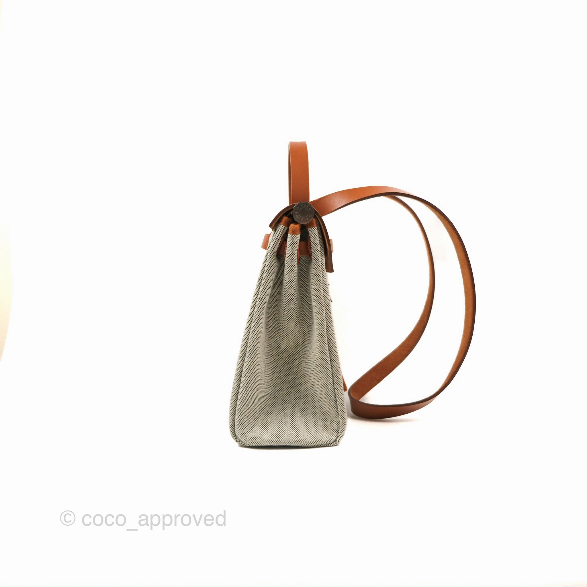 Hermes Herbag Brides de Gala Cassis Ecru/Noir