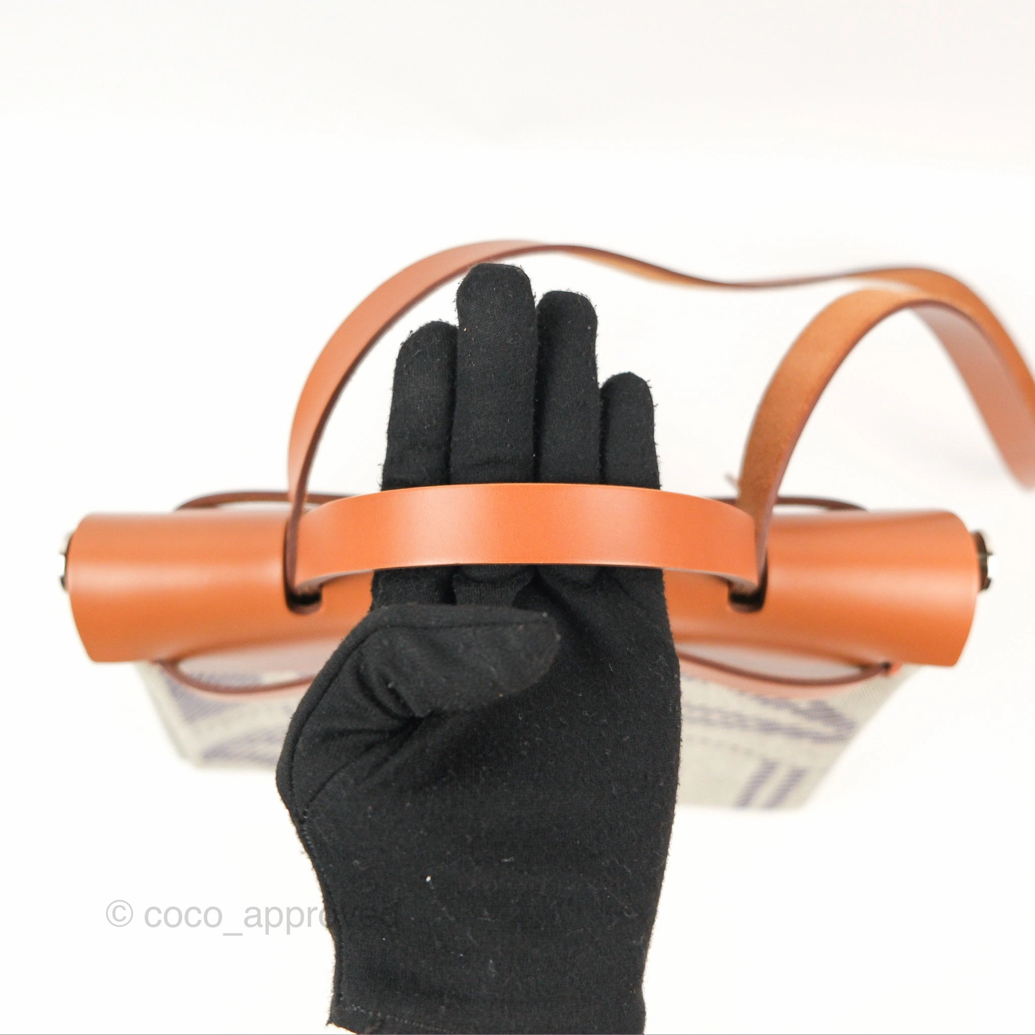Hermes Herbag Brides de Gala Cassis Ecru/Noir