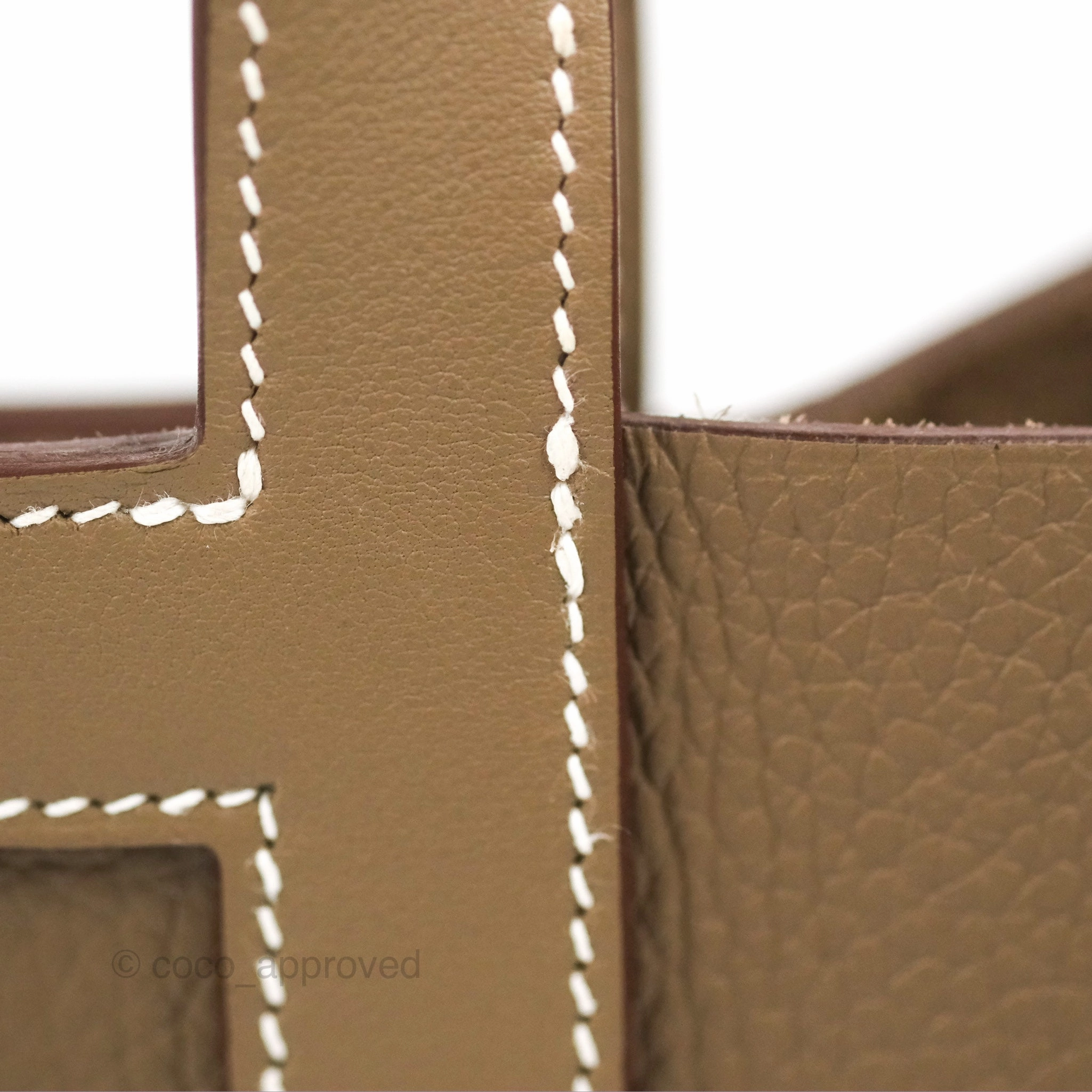 Hermes In-The-Loop 18 Etoupe Clemence Gold Hardware