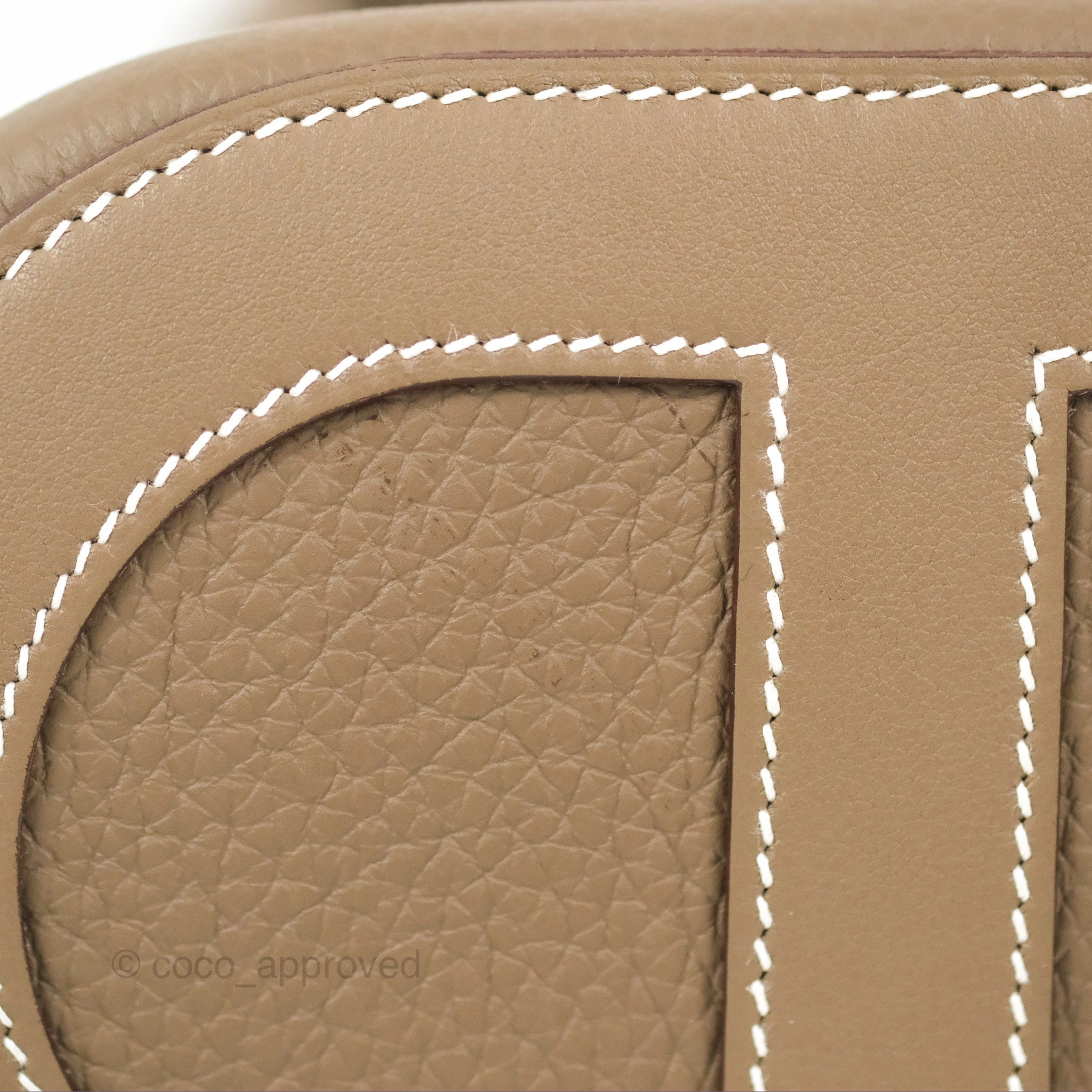 Hermes In-The-Loop 18 Etoupe Clemence Gold Hardware