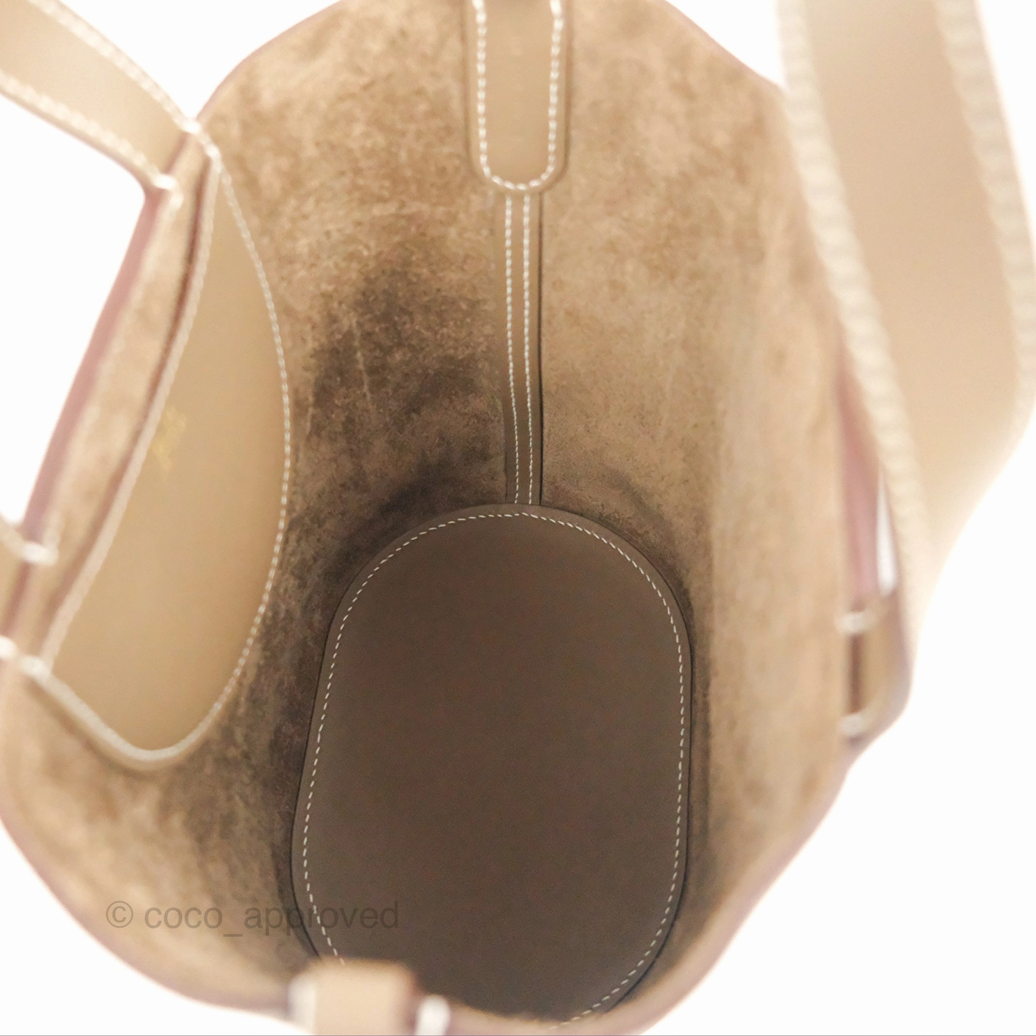 Hermes In-The-Loop 18 Etoupe Clemence Gold Hardware