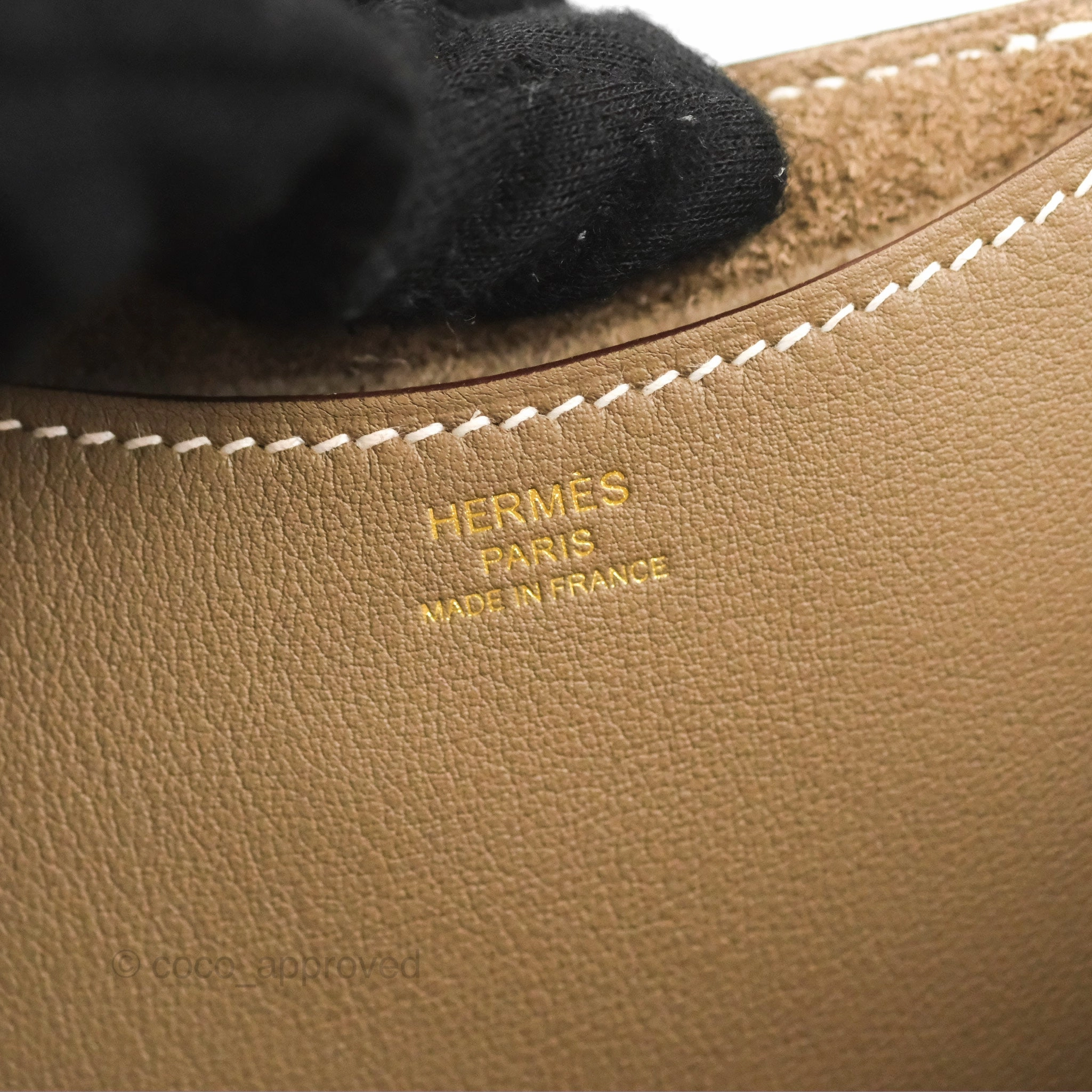 Hermes In-The-Loop 18 Etoupe Clemence Gold Hardware