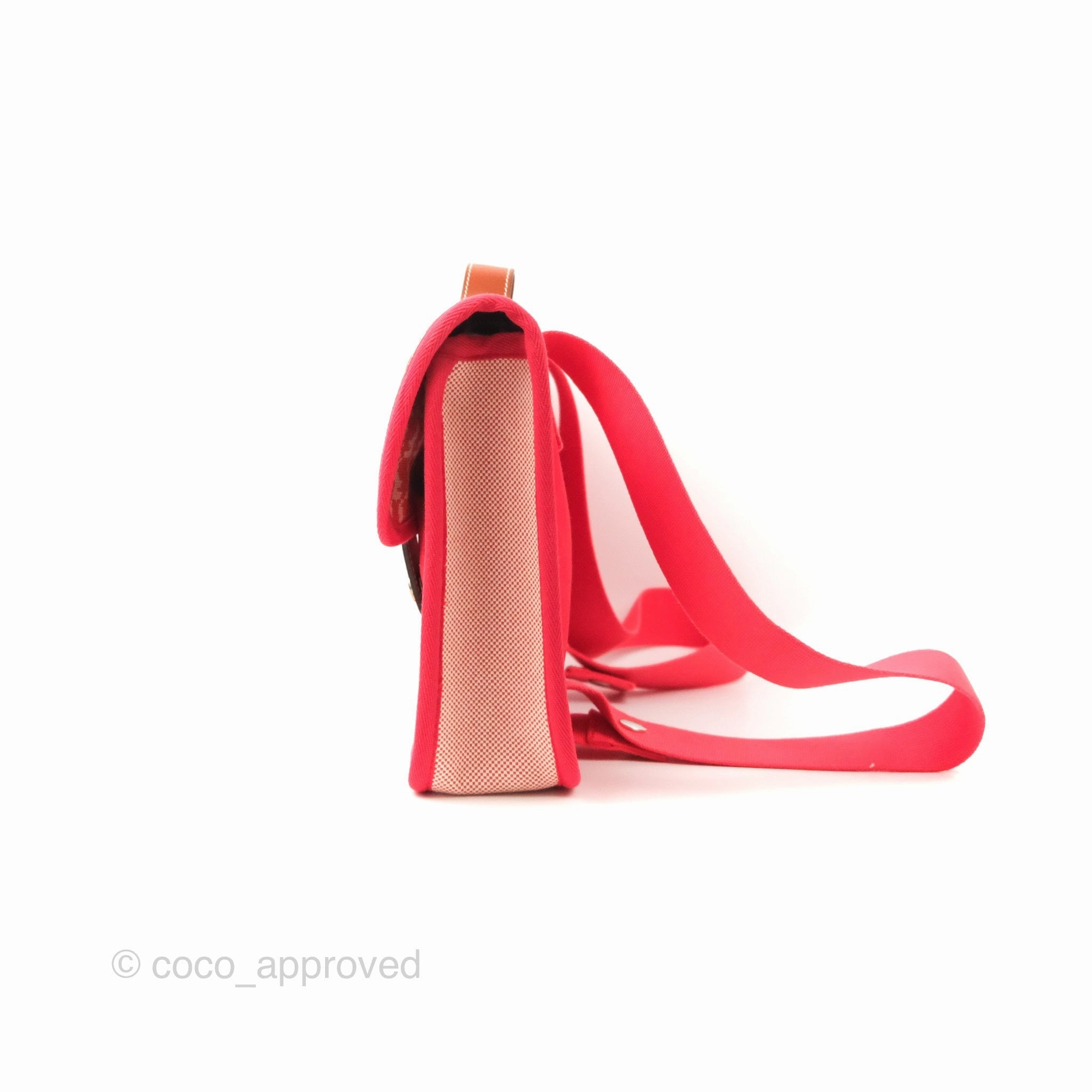 Hermes Kids Animaux Pixel Backpack Red