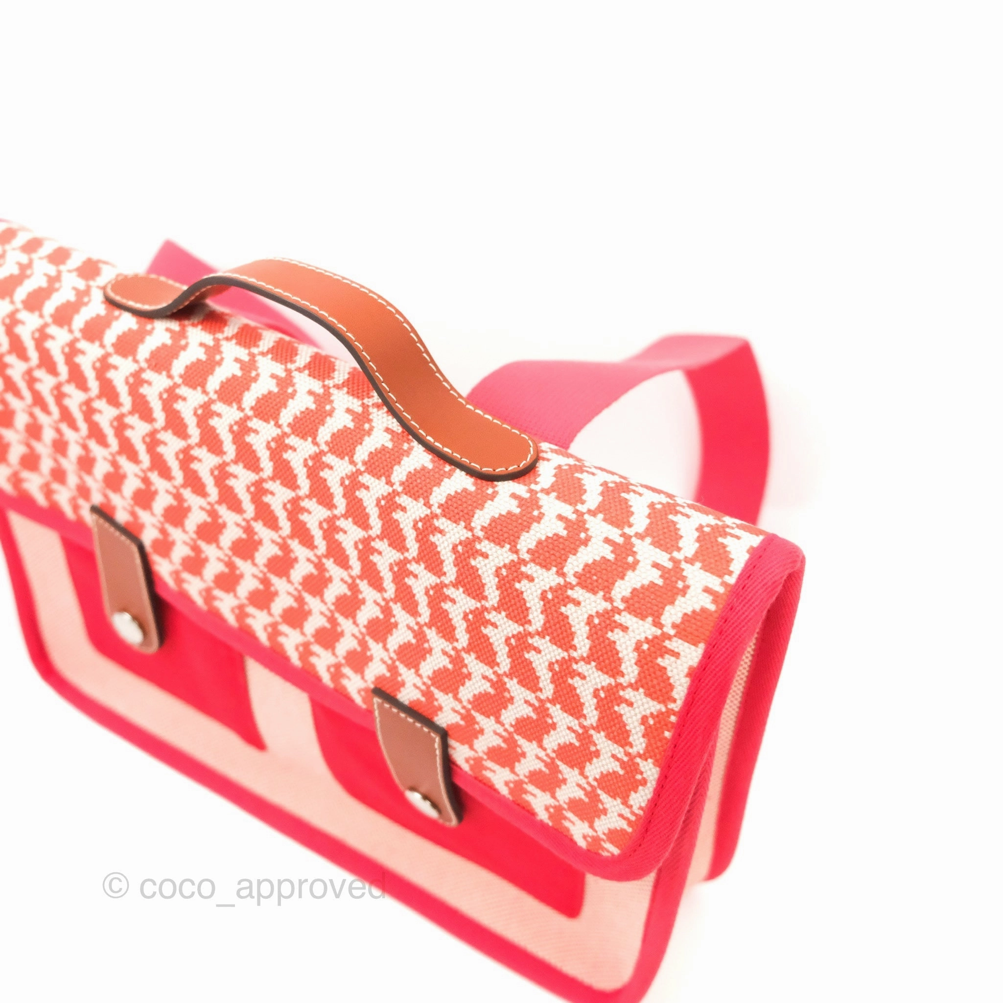 Hermes Kids Animaux Pixel Backpack Red