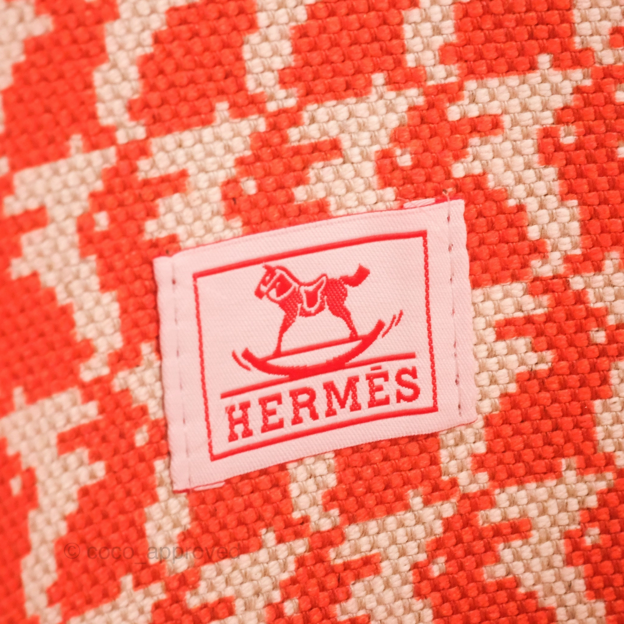 Hermes Kids Animaux Pixel Backpack Red