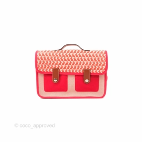 Hermes Kids Animaux Pixel Backpack Red