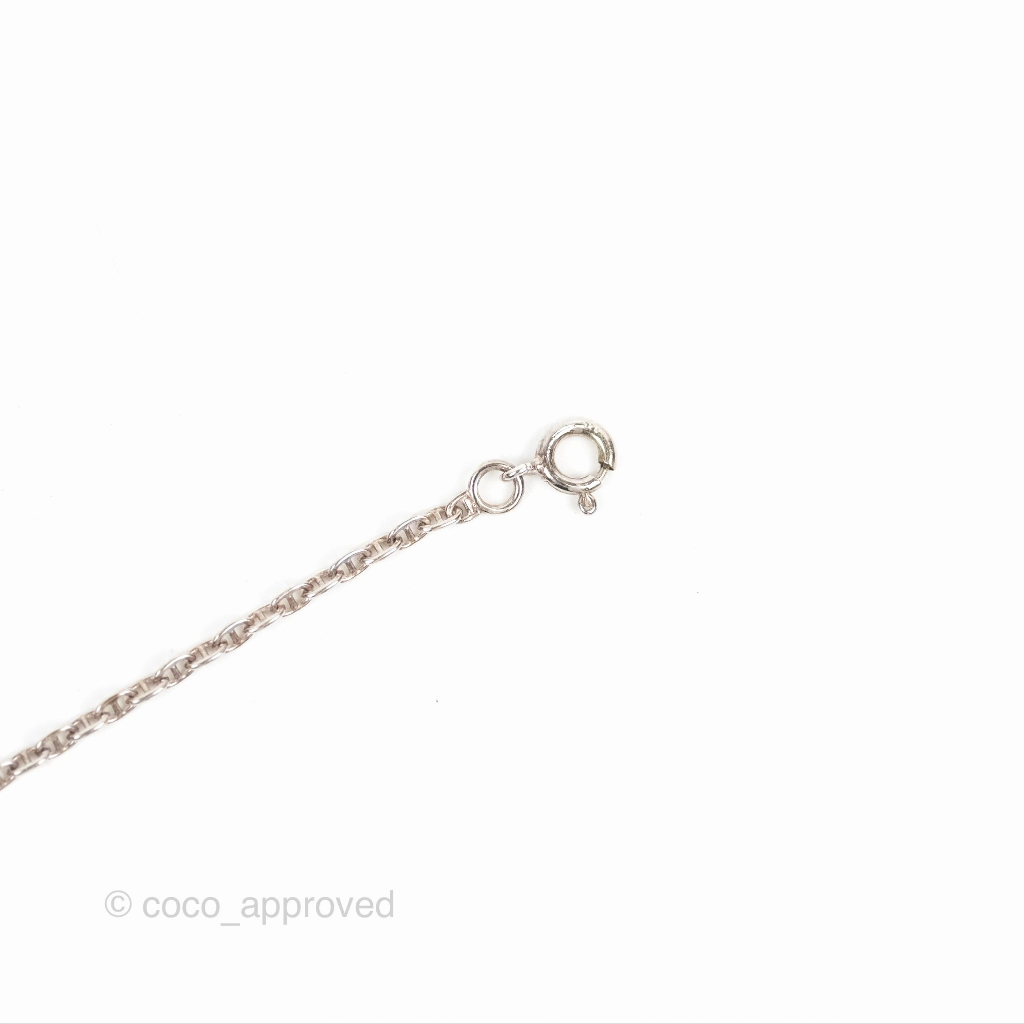 Hermes Mini Birkin Amulette Bracelet Sterling Silver