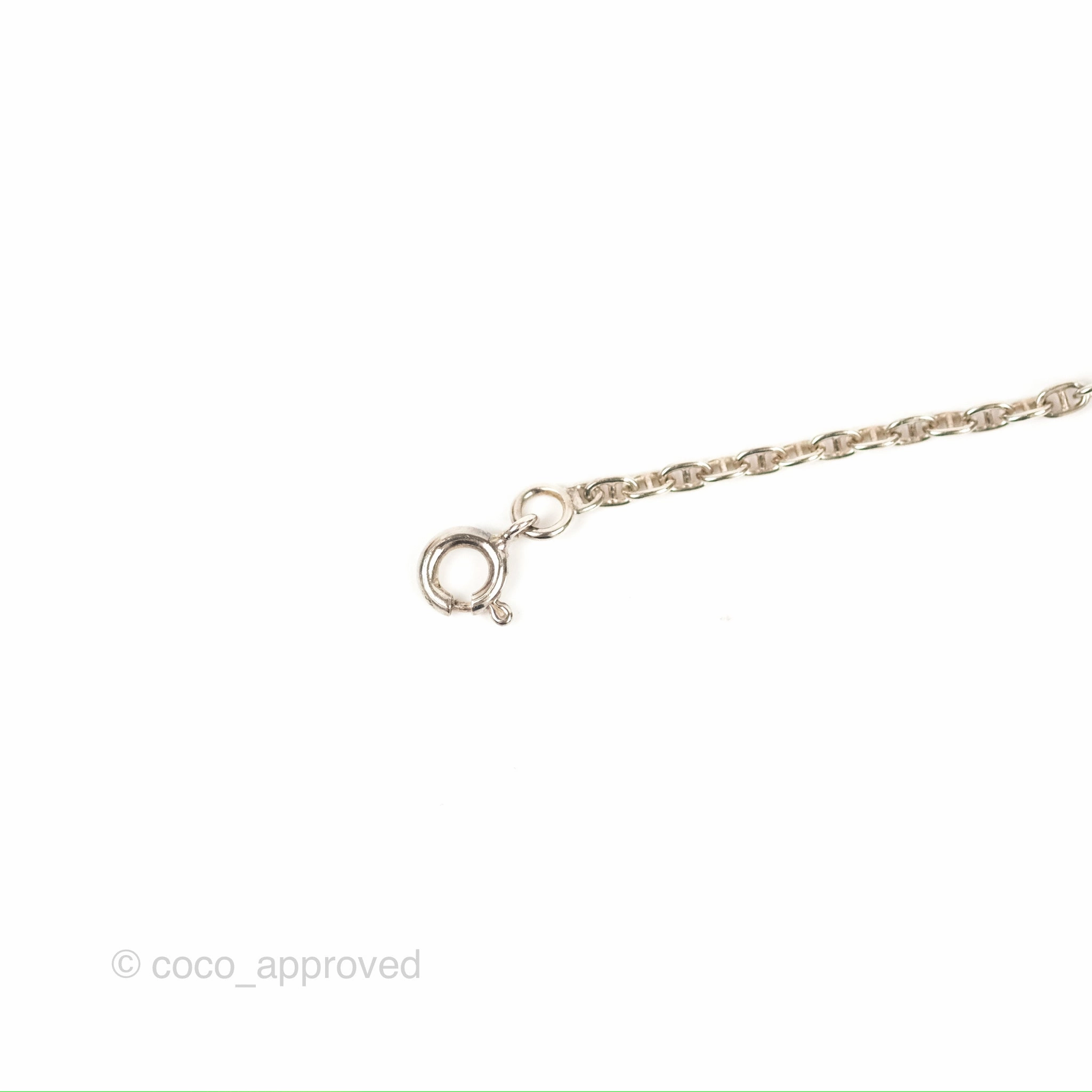 Hermes Mini Birkin Amulette Bracelet Sterling Silver