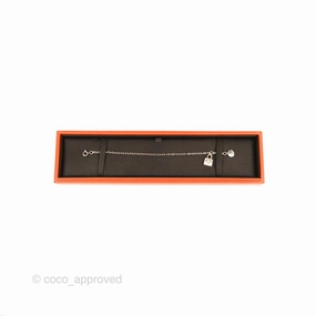 Hermes Mini Birkin Amulette Bracelet Sterling Silver