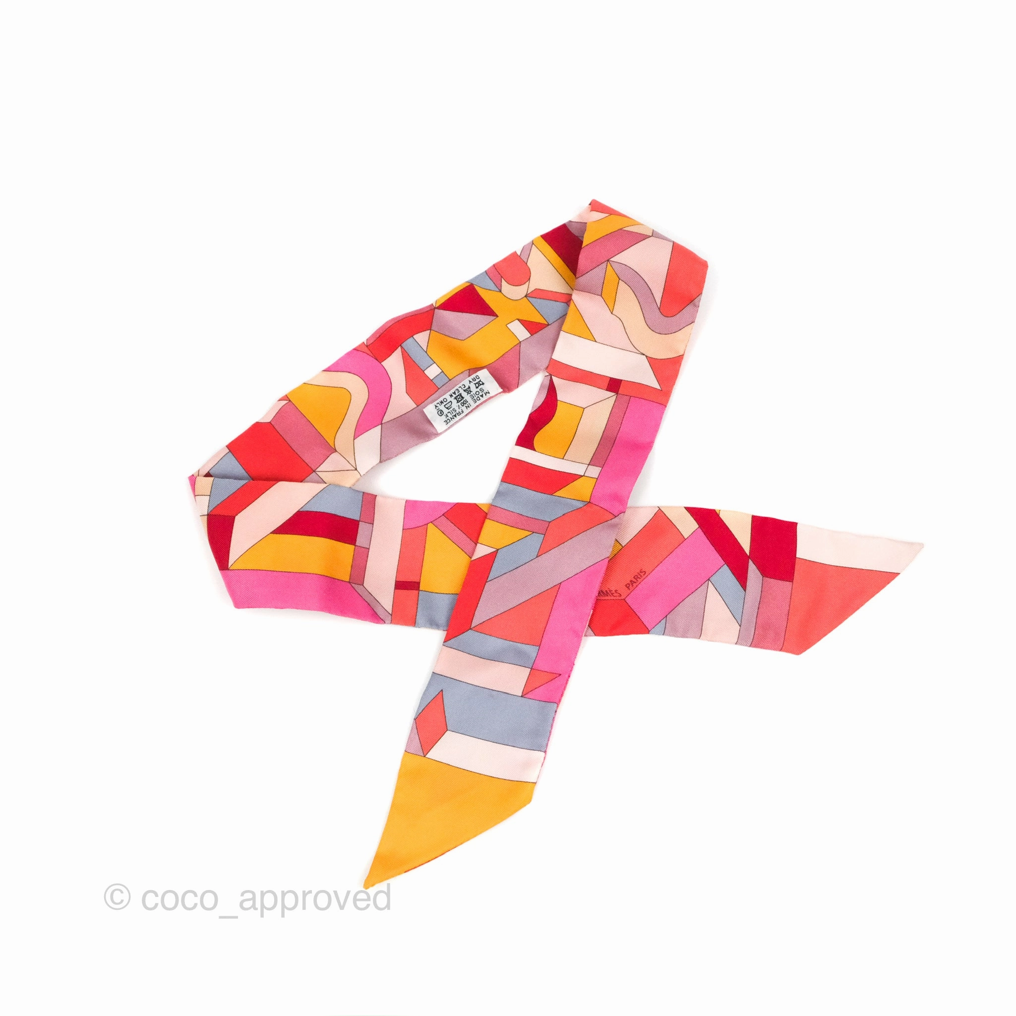 Hermes Multicolour Silk Twilly