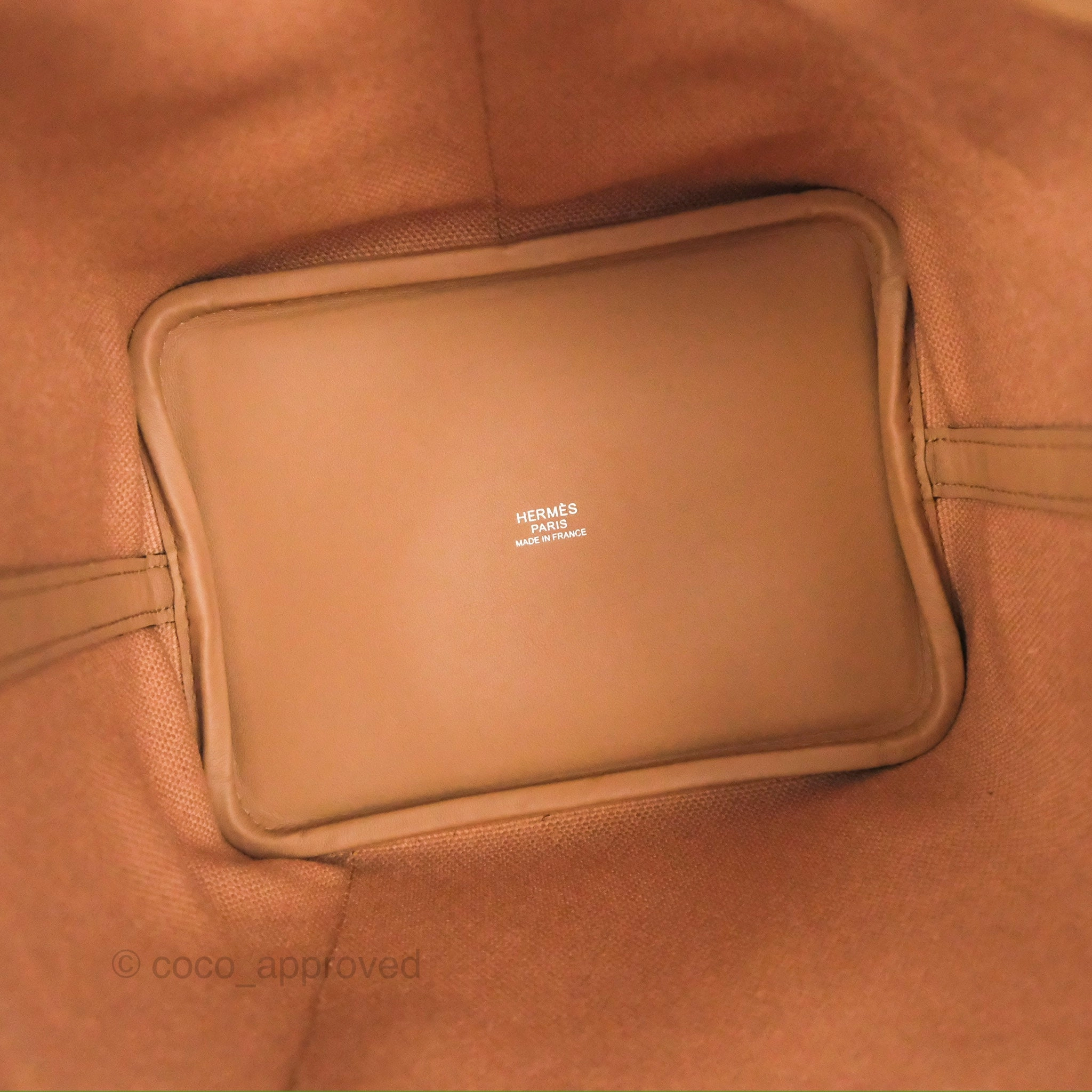 Hermes Picotin Lock 18 Cargo Pockets Chai 0M Goeland/Swift Palladium Hardware