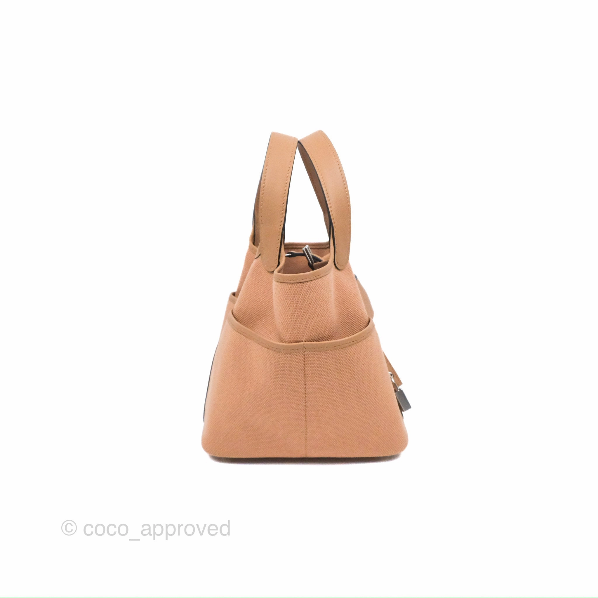 Hermes Picotin Lock 18 Cargo Pockets Chai 0M Goeland/Swift Palladium Hardware