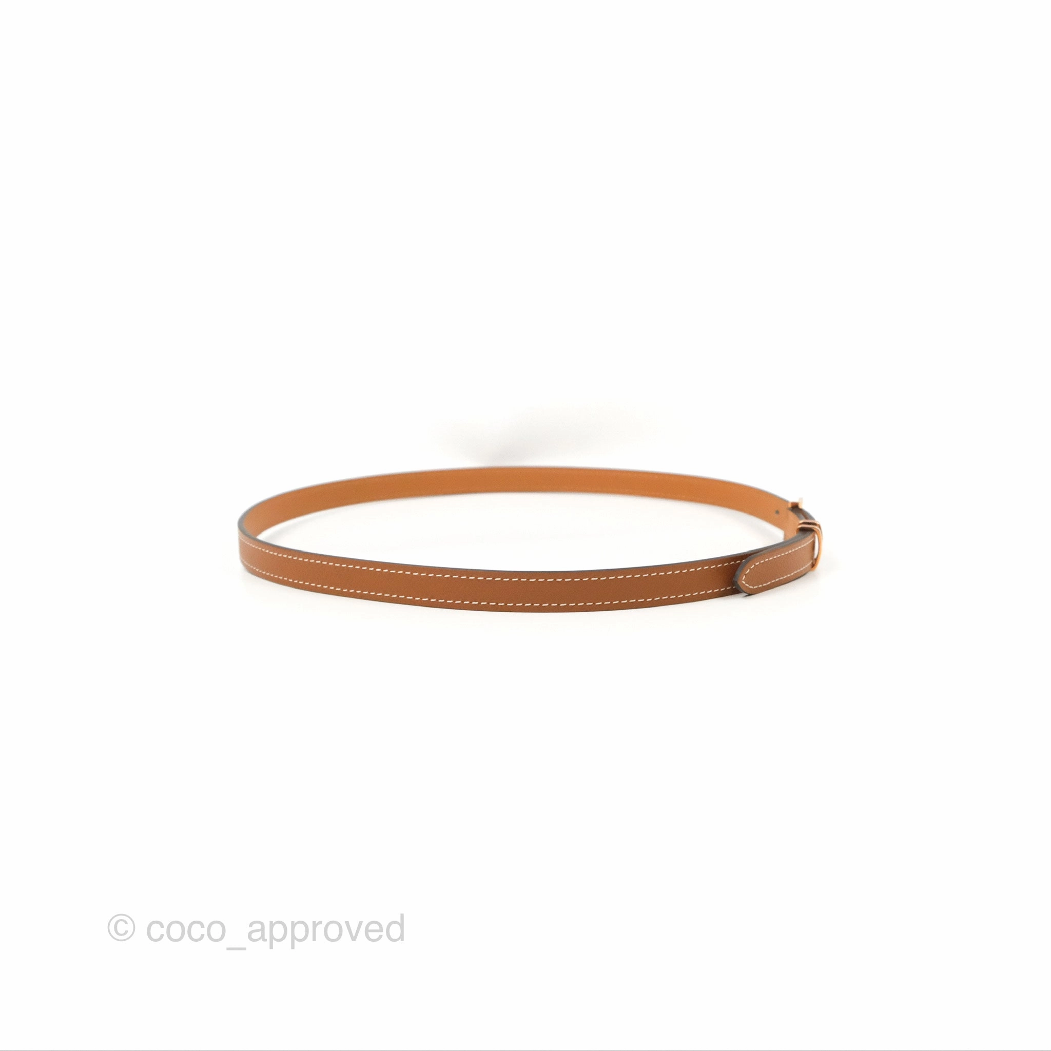 Hermes Pop H 15 Belt Gold Epsom Gold Hardware