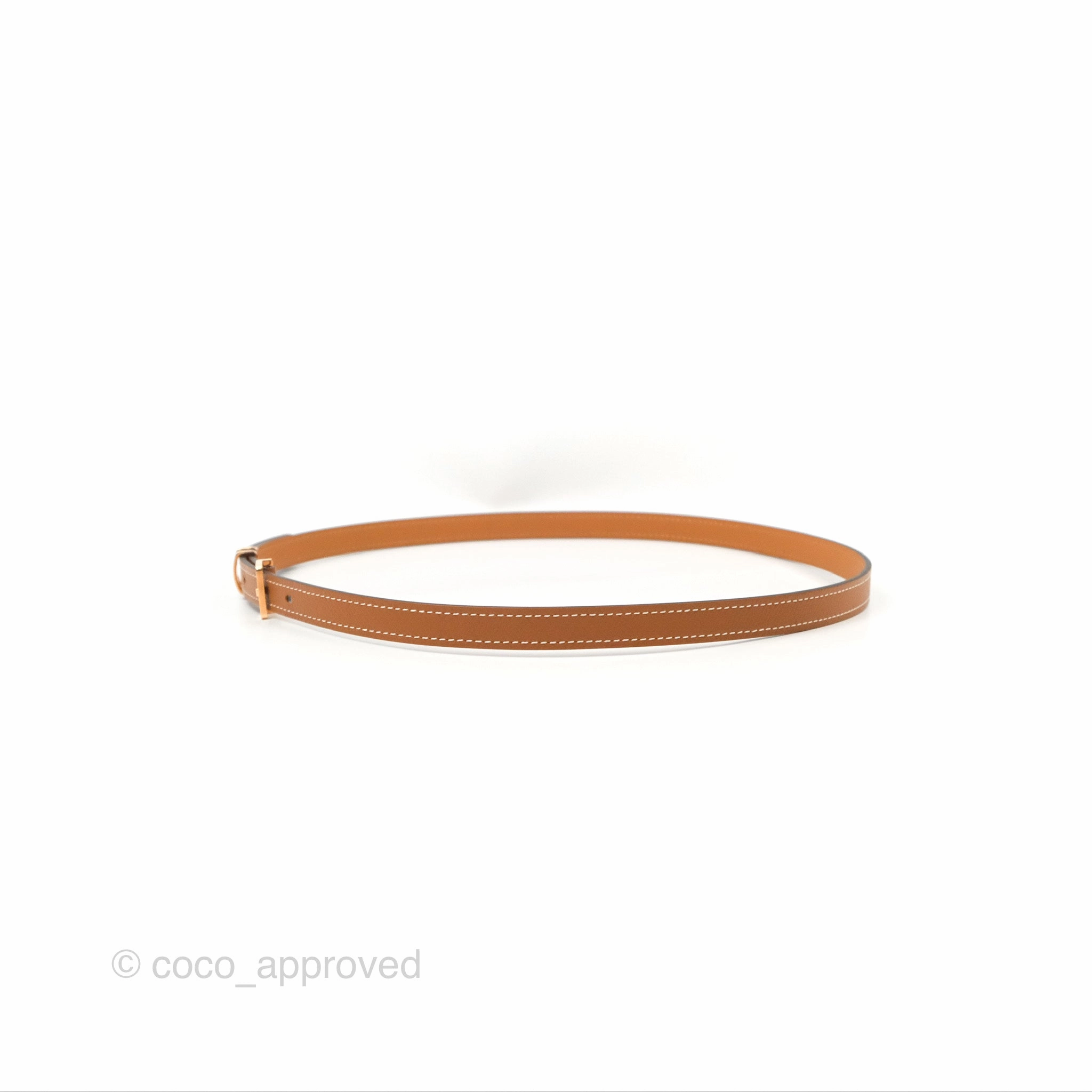Hermes Pop H 15 Belt Gold Epsom Gold Hardware