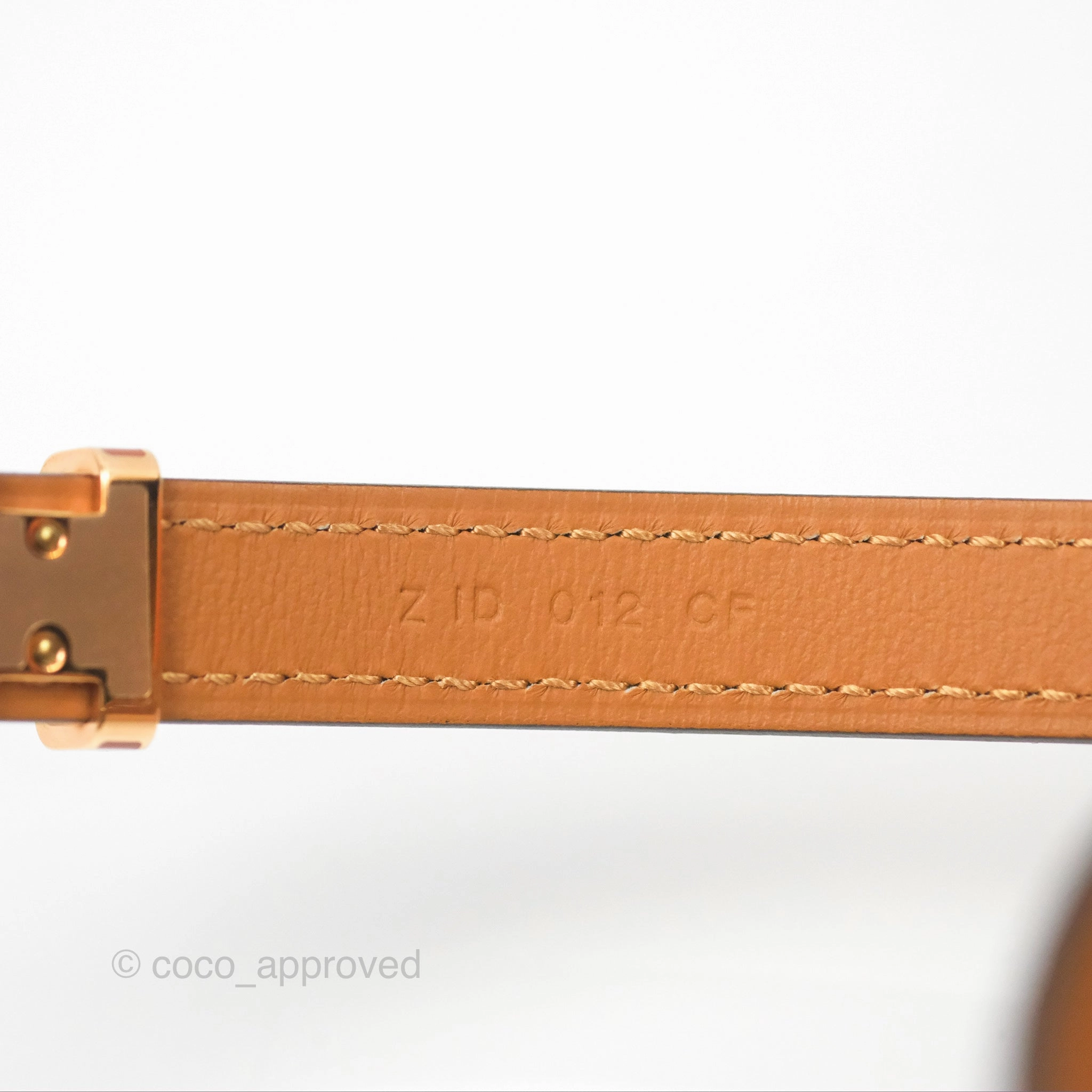 Hermes Pop H 15 Belt Gold Epsom Gold Hardware