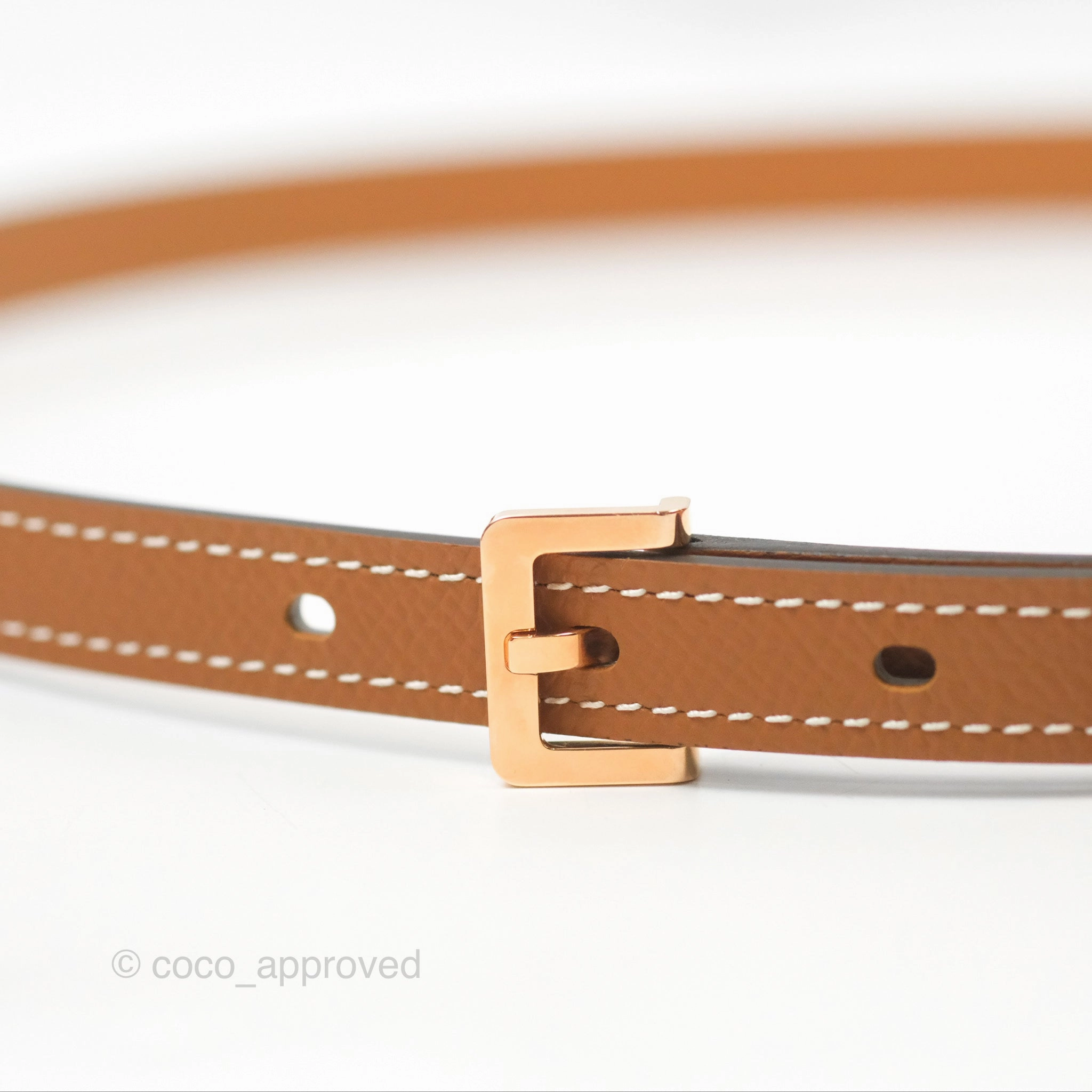 Hermes Pop H 15 Belt Gold Epsom Gold Hardware