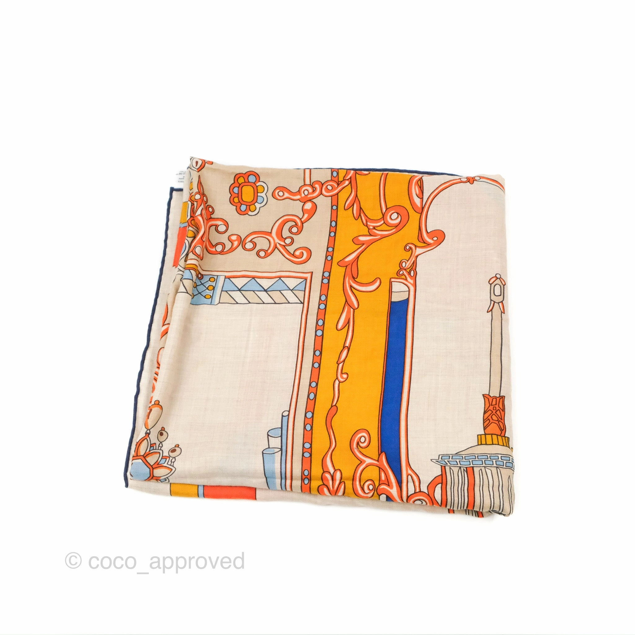 Hermes Scarf Shawl 140 Cashmere Silk