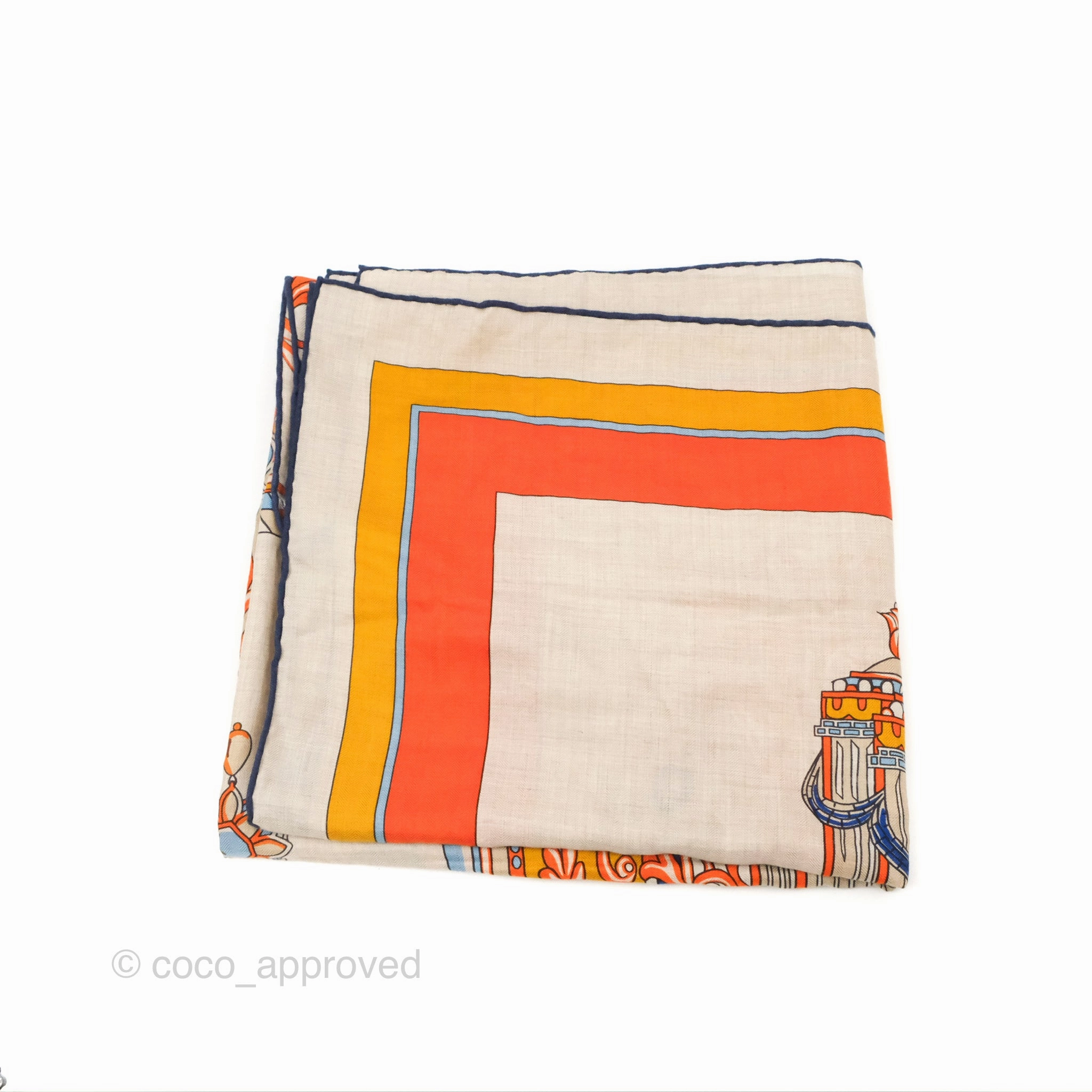 Hermes Scarf Shawl 140 Cashmere Silk