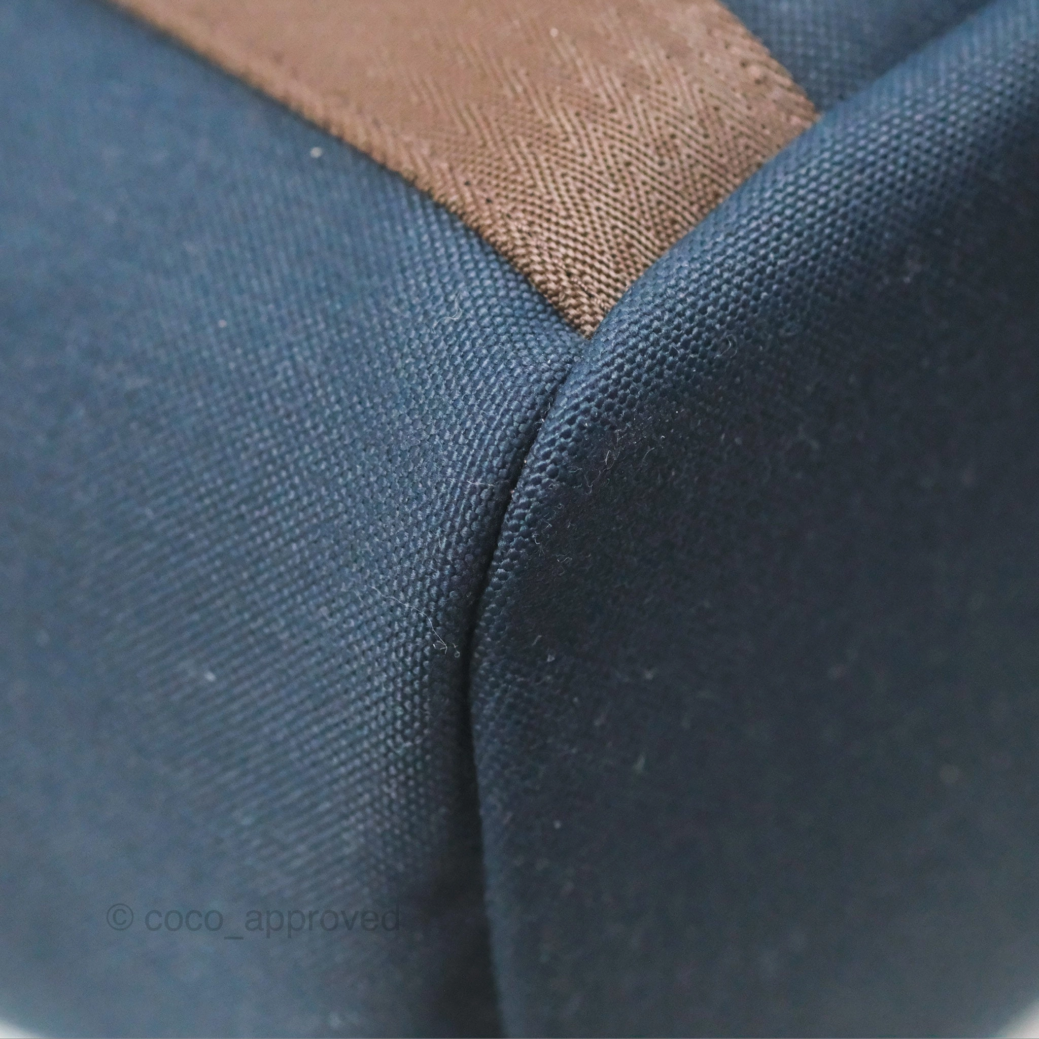 Hermes The Grooming Bag Bleu Navy / Feu