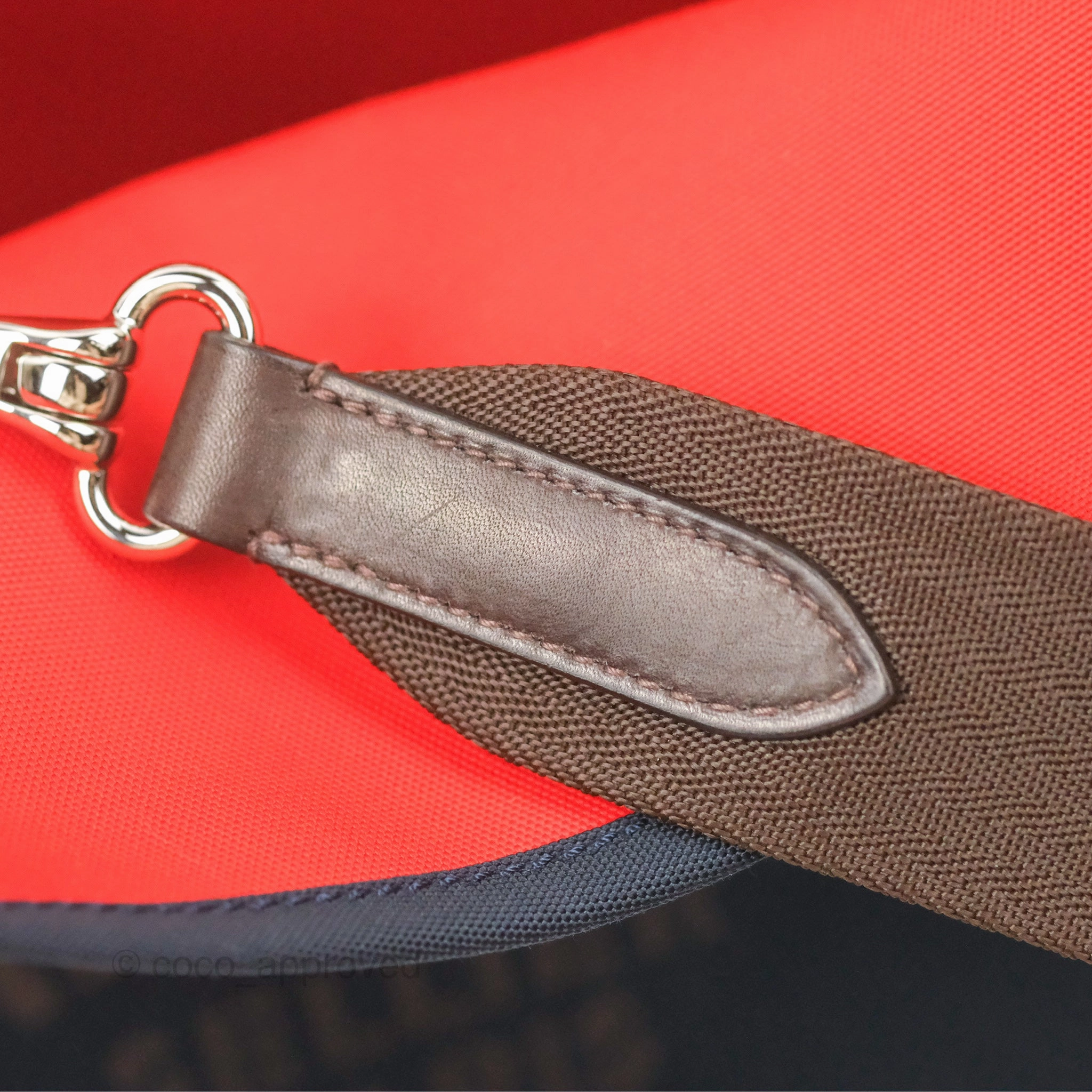 Hermes The Grooming Bag Bleu Navy / Feu