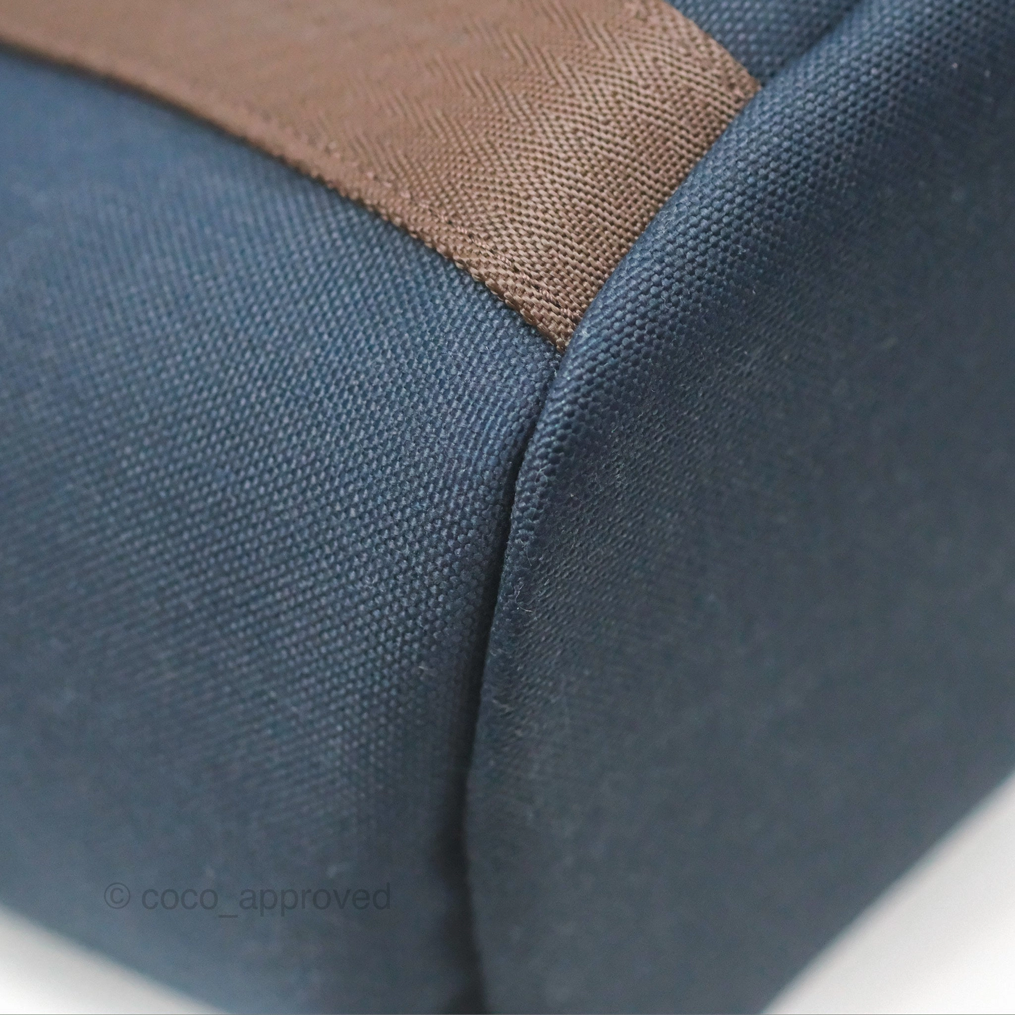 Hermes The Grooming Bag Bleu Navy / Feu